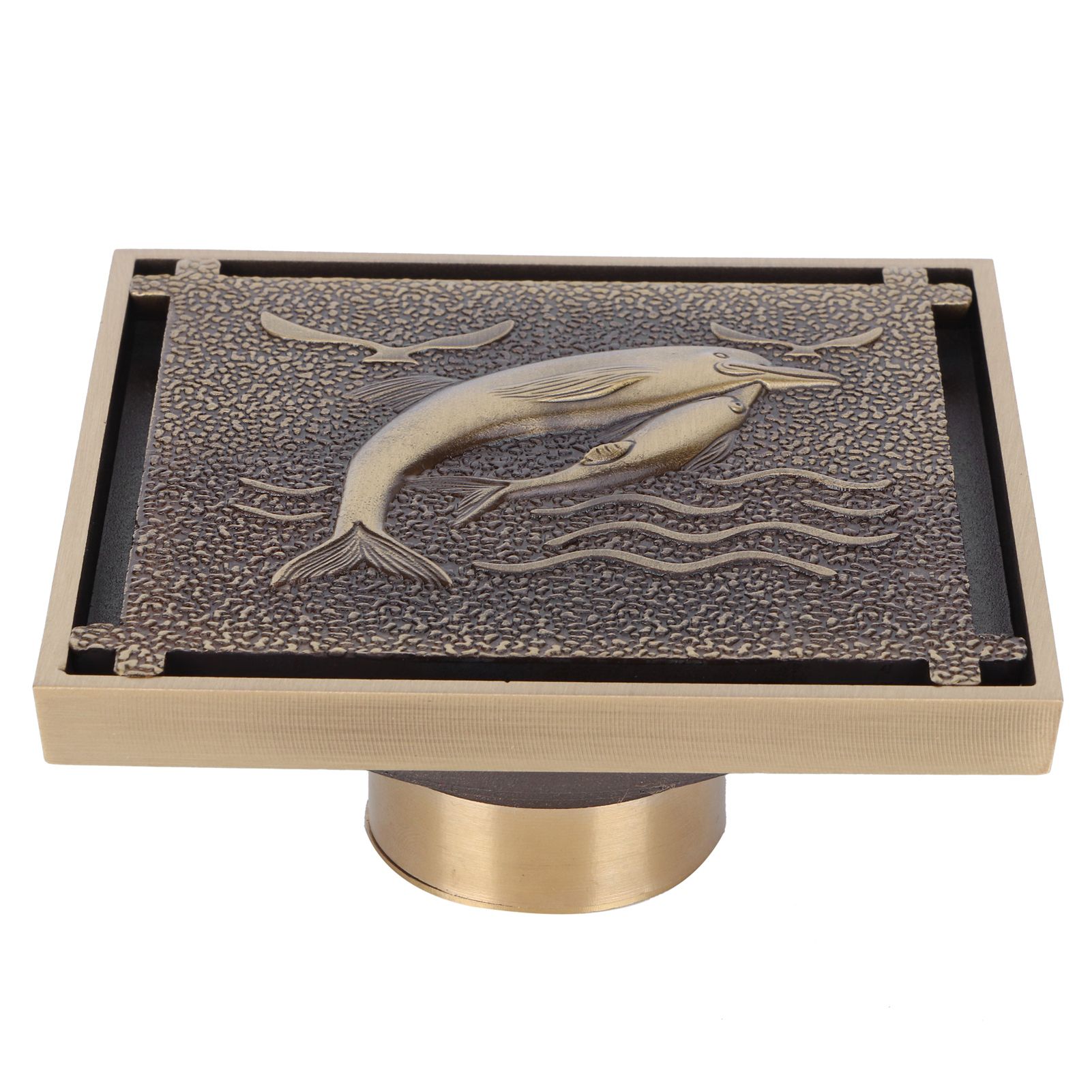 Antique Copper Waste Floor Drain Shower Bathroom Floor Drain Cover for Hotel