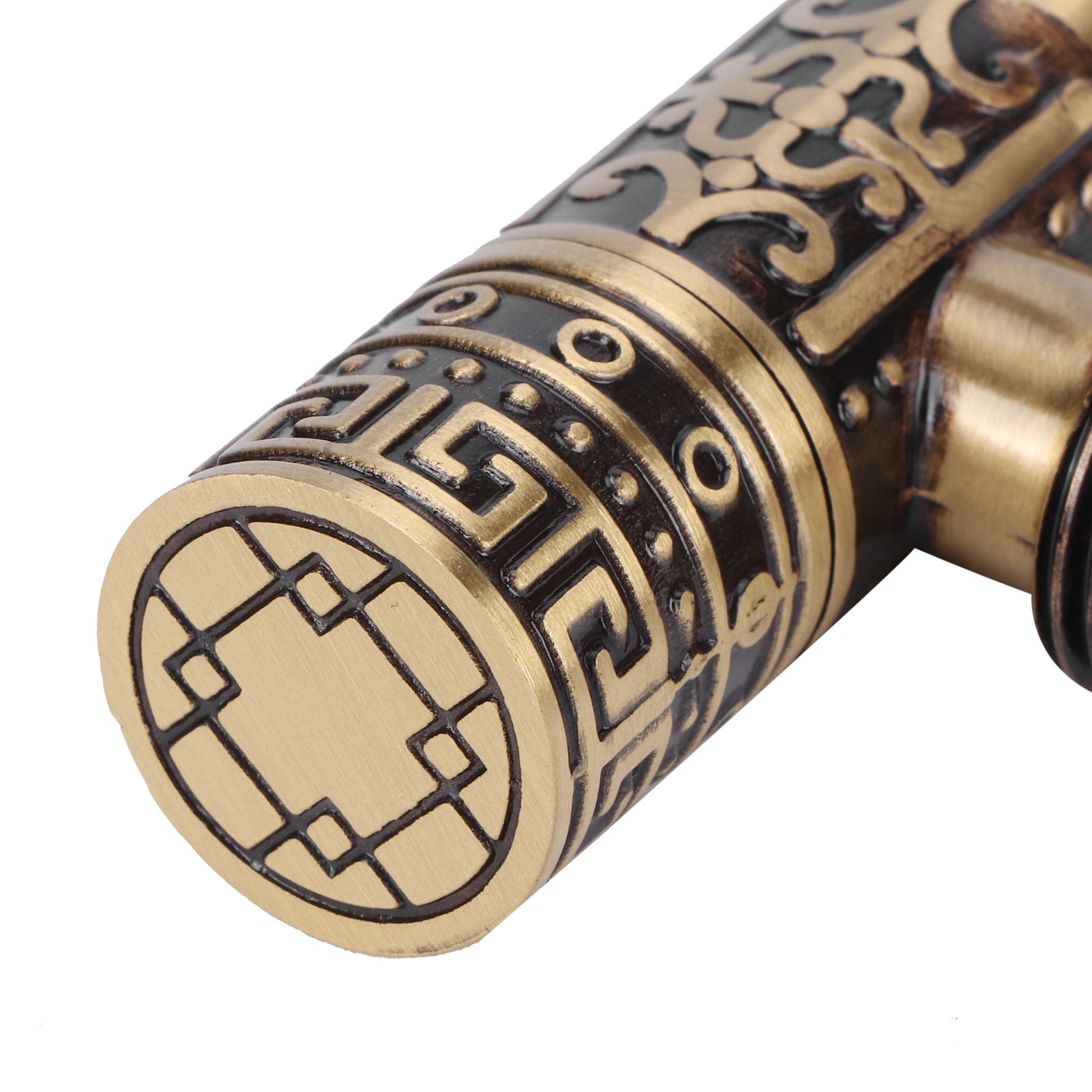 G1/2 External Thread Faucet Angle Valve Thickening Retro Brass Water Stop view 11
