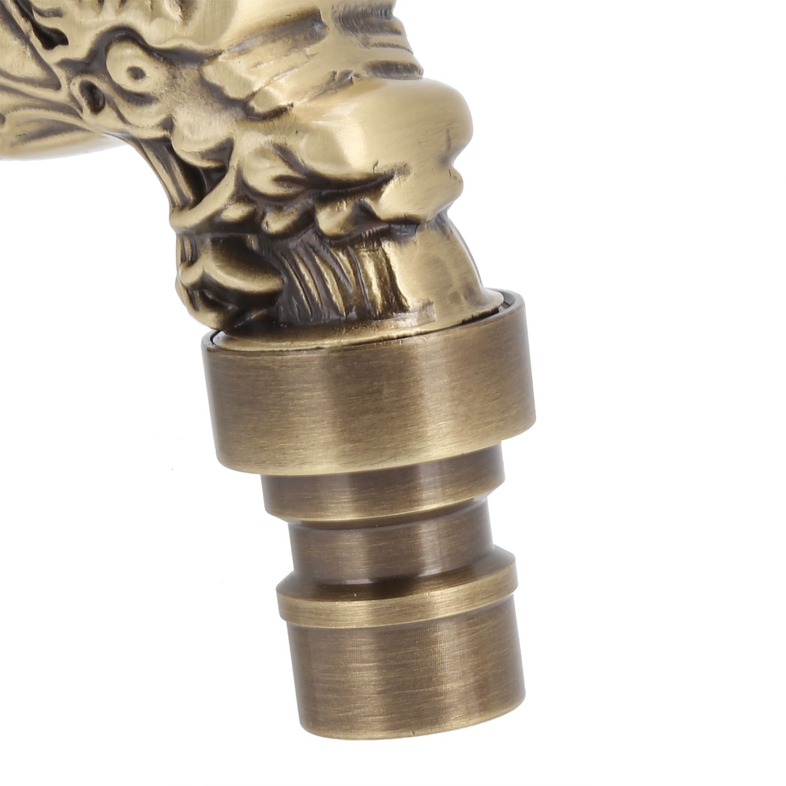 G1/2 Wall Mounted Washing Machine Faucet Brass Retro Hot Cold Water Tap view 12