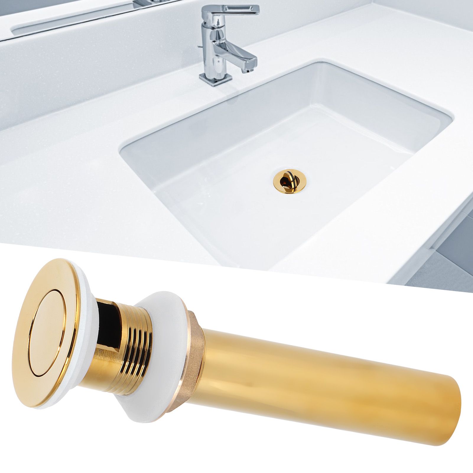 Wash Basin Sink Drain Anti Clogging Bathroom Drainer Stopper Accessories Non view 10