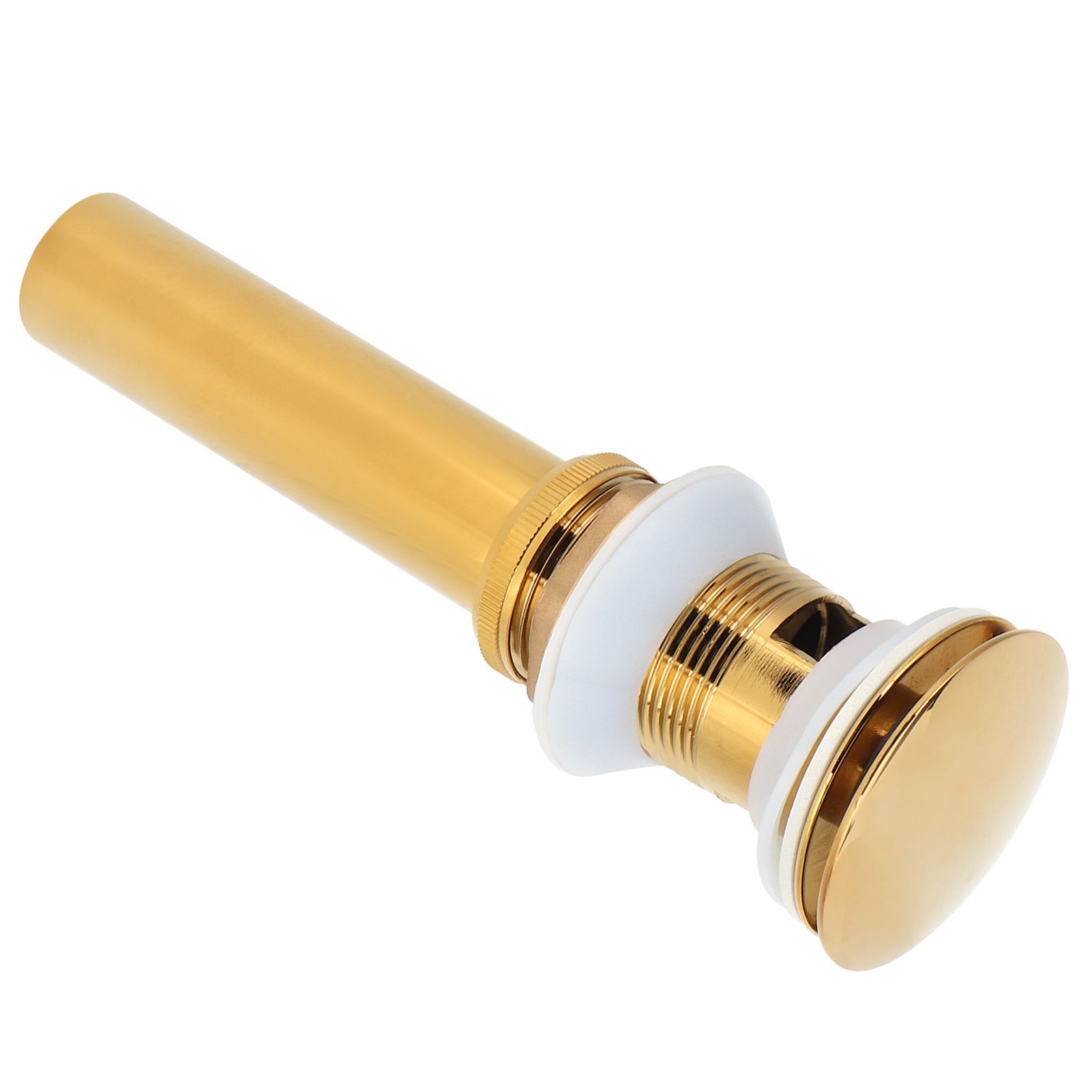 Bathroom Sink Drain Anti Clog Basin Brass Bounce Draining Stopper Bathroom view 8