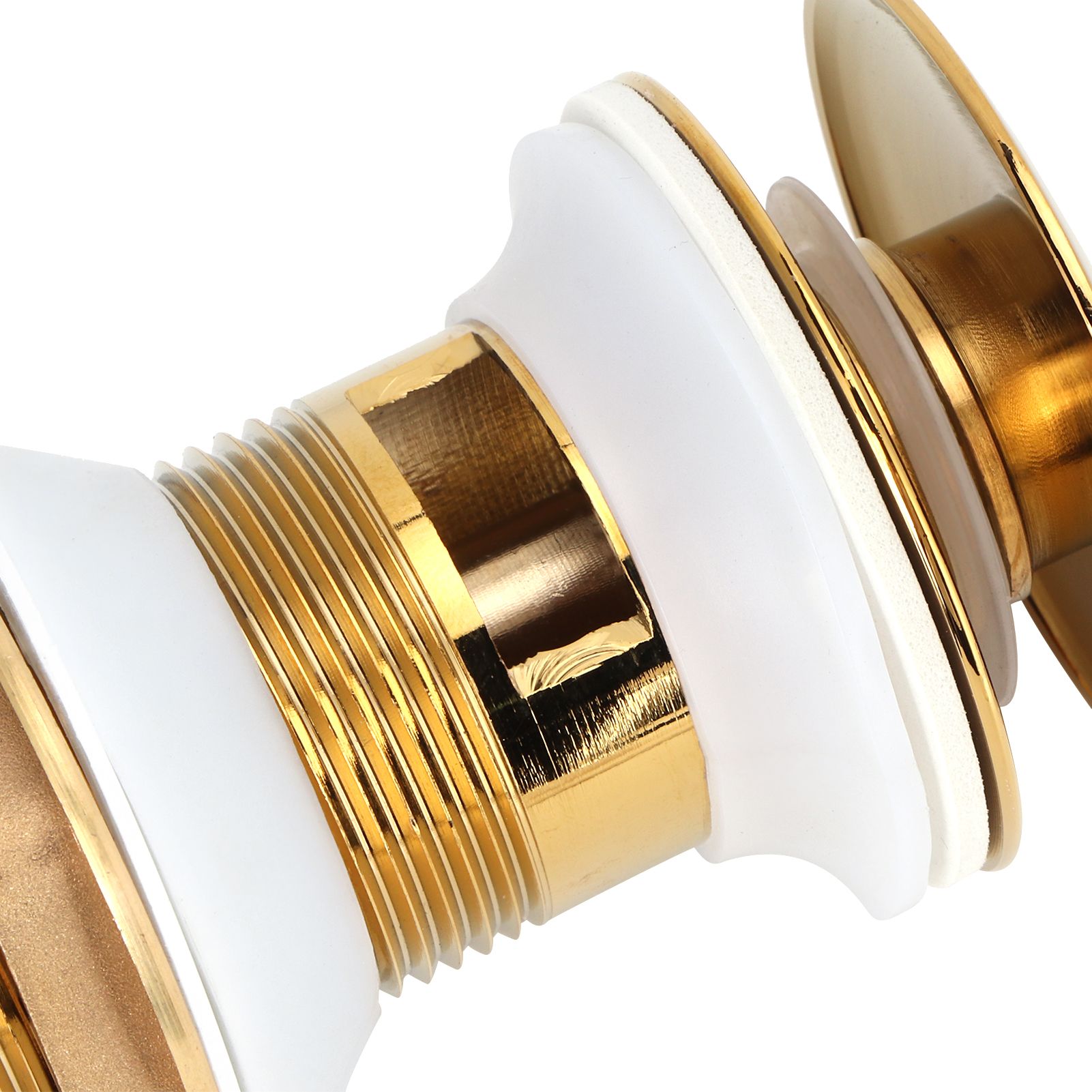 Bathroom Sink Drain Anti Clog Basin Brass Bounce Draining Stopper Bathroom view 11