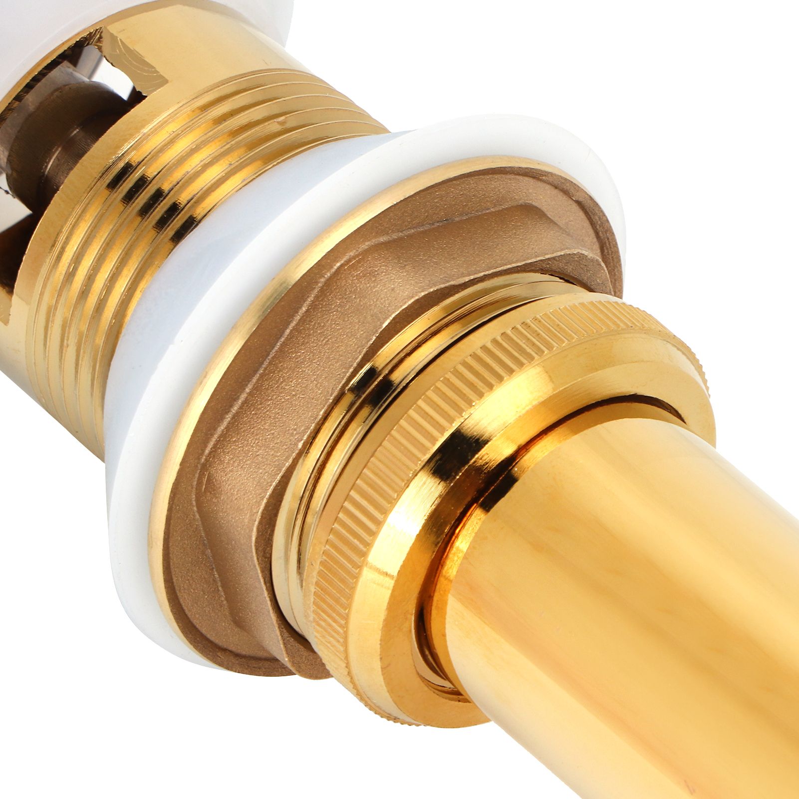 Bathroom Sink Drain Anti Clog Basin Brass Bounce Draining Stopper Bathroom view 12