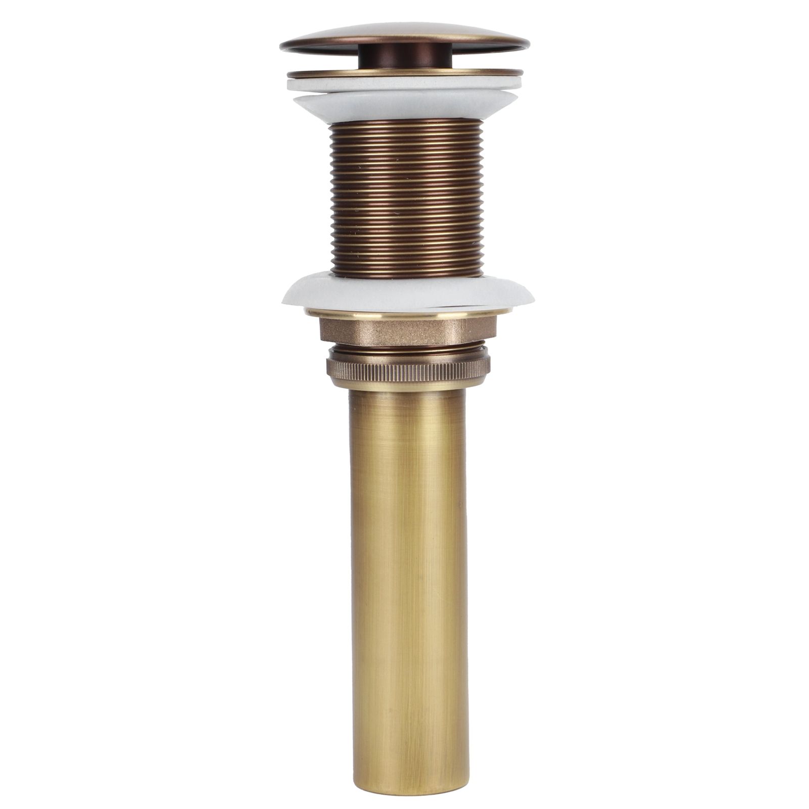 Brass Popup Drain Stopper Bathroom Basin Sink Draining Without Overflow view 3