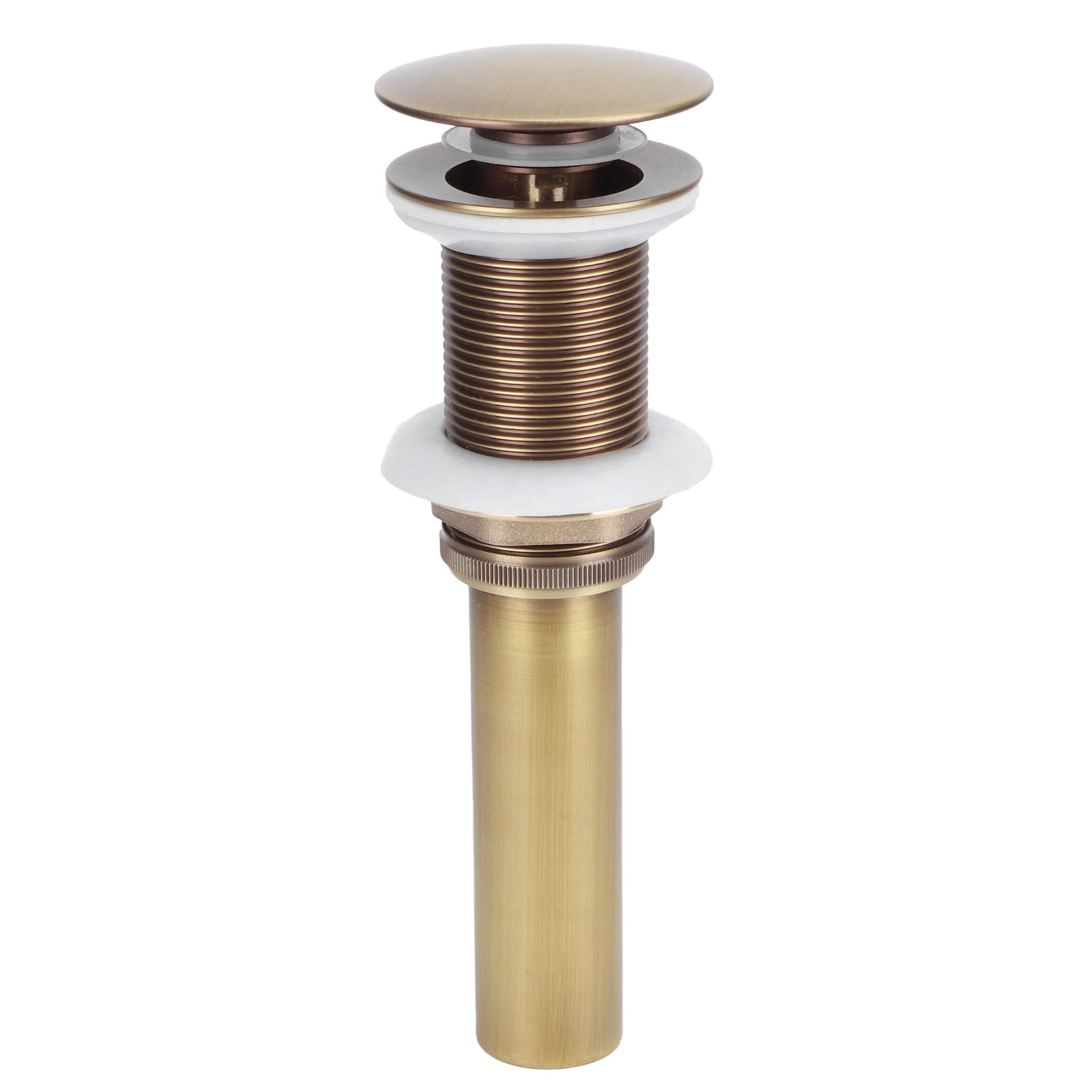 Brass Popup Drain Stopper Bathroom Basin Sink Draining Without Overflow view 4