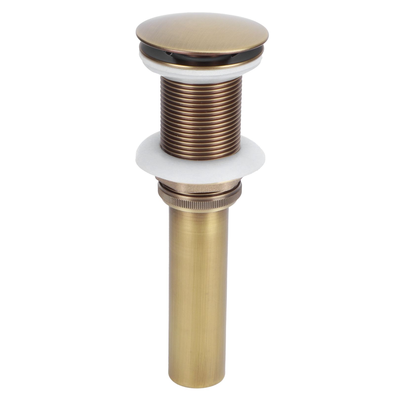 Brass Popup Drain Stopper Bathroom Basin Sink Draining Without Overflow view 5