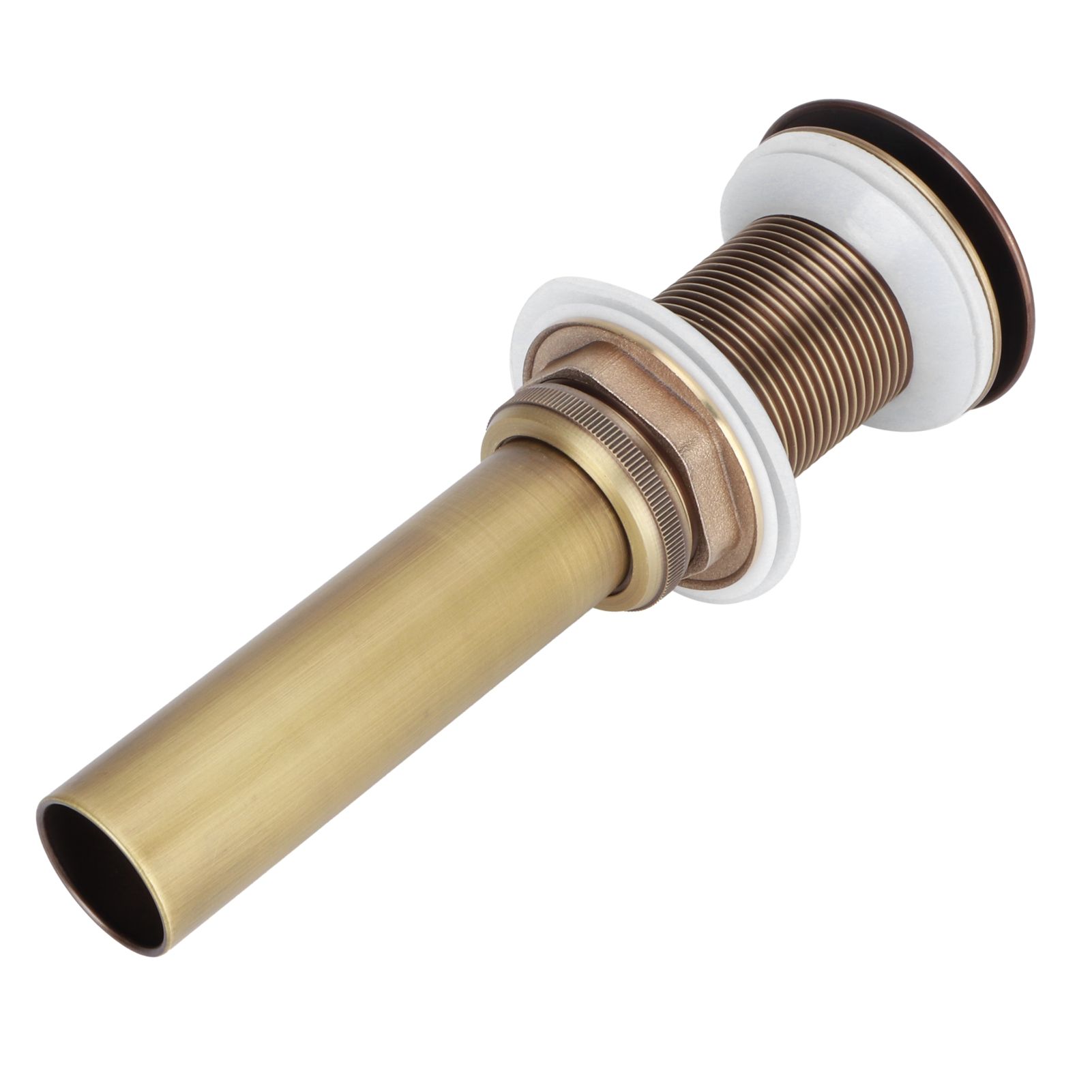 Brass Popup Drain Stopper Bathroom Basin Sink Draining Without Overflow view 6