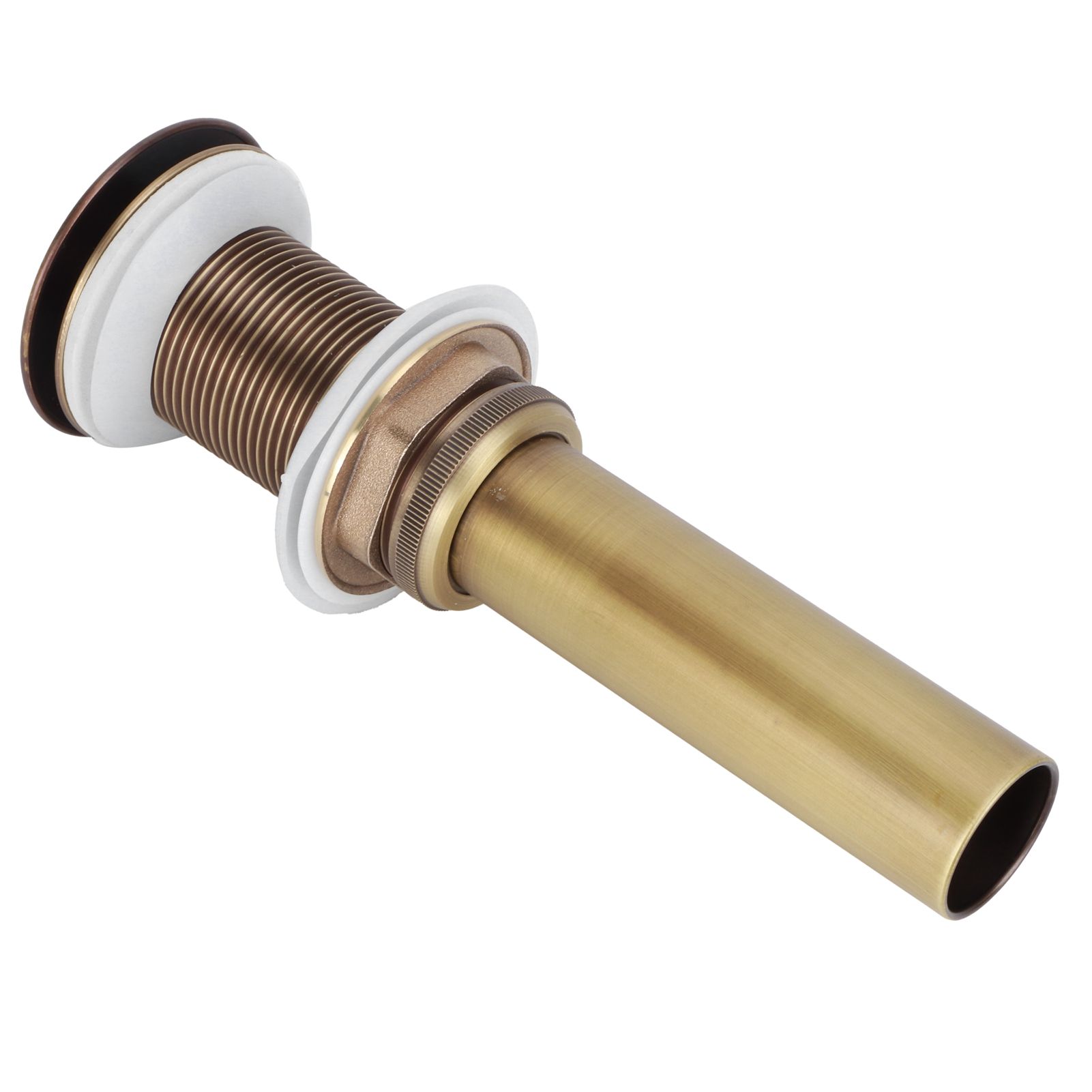 Brass Popup Drain Stopper Bathroom Basin Sink Draining Without Overflow view 7