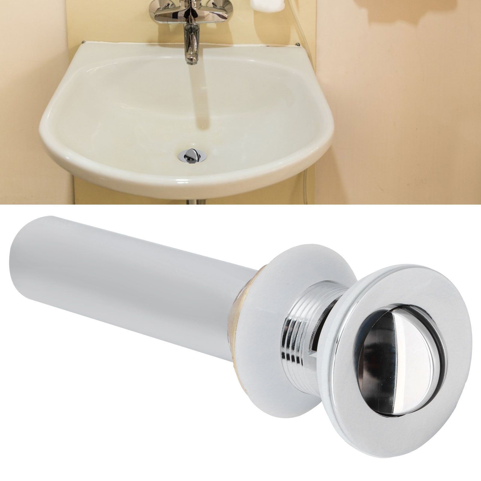 Bathroom Sink Drain Anti Clog Basin Popup Bounce Draining Stopper with view 10