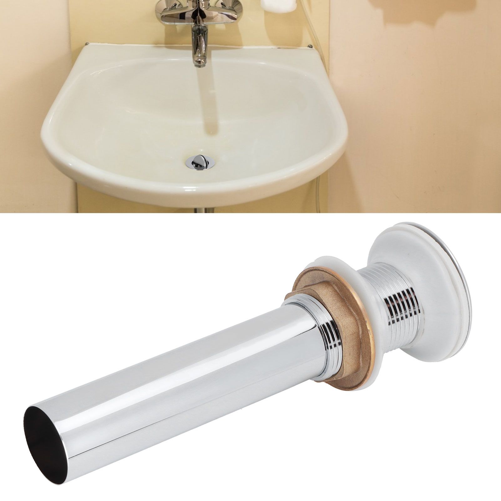 Bathroom Sink Drain Anti Clog Basin Popup Bounce Draining Stopper with view 9