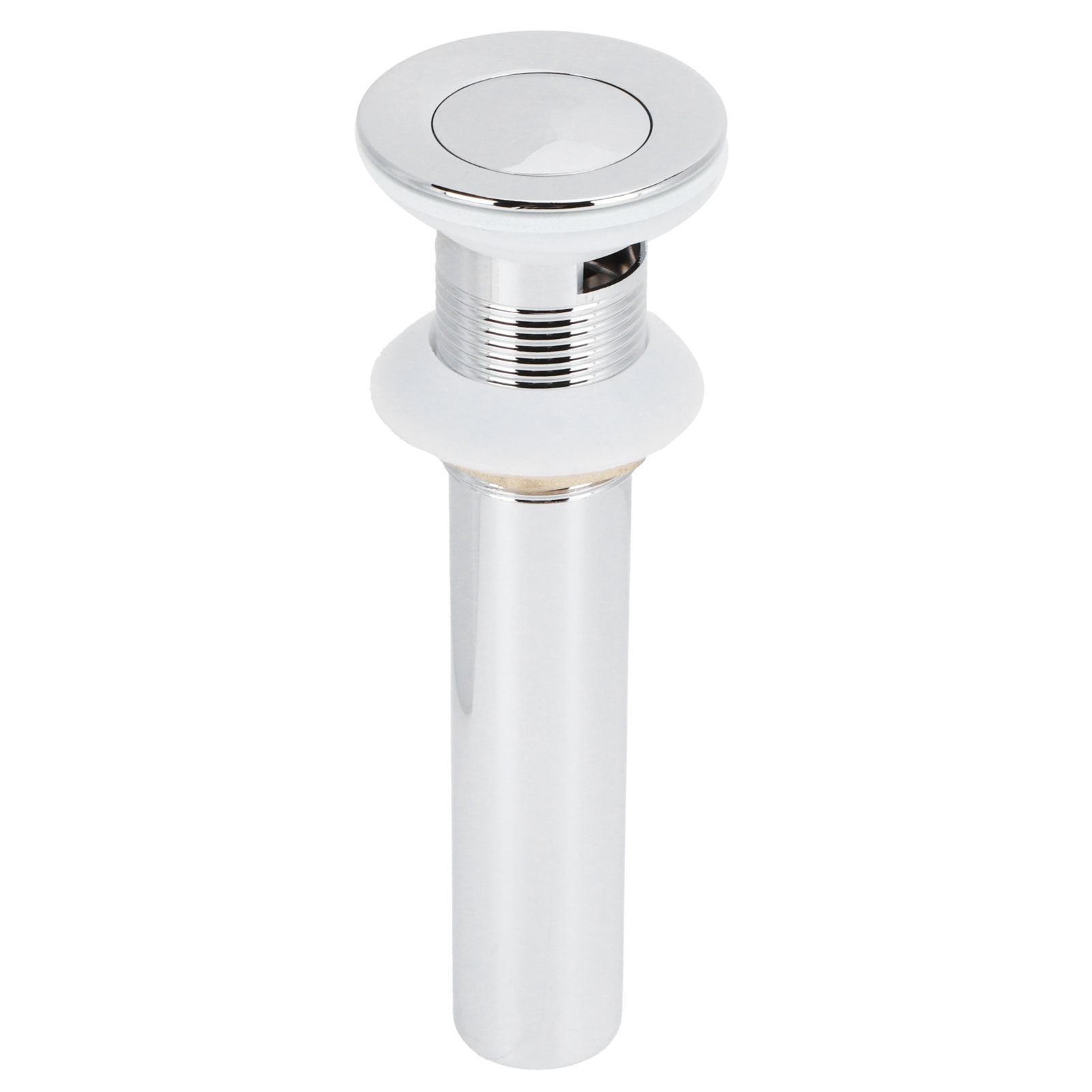 Basin Drain Sink Drain Stopper Electroplating Popup Drainer NonOverflow view 2