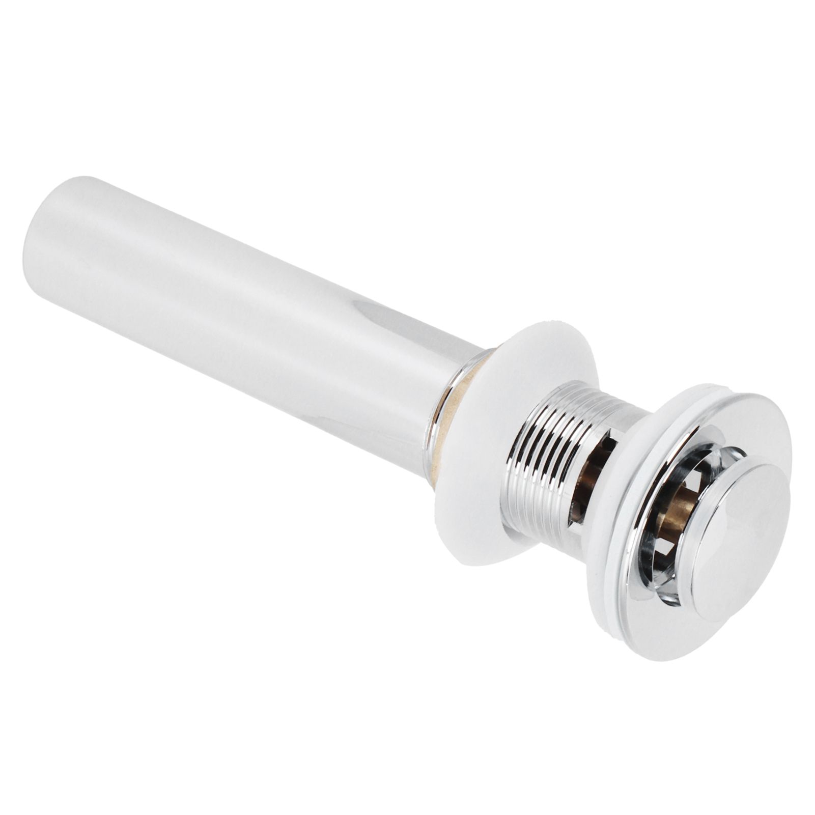 Basin Drain Sink Drain Stopper Electroplating Popup Drainer NonOverflow view 4