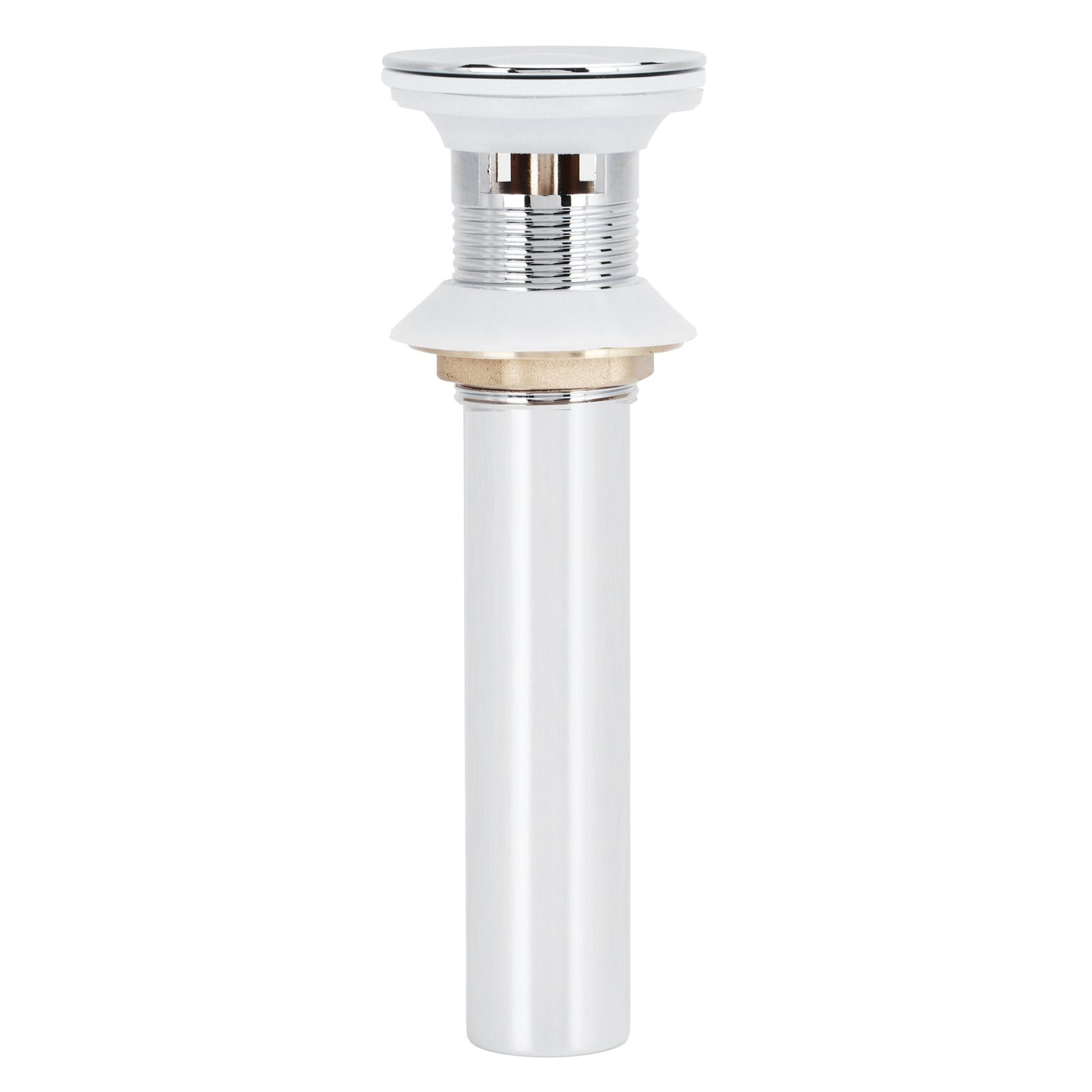 Basin Drain Sink Drain Stopper Electroplating Popup Drainer NonOverflow view 5