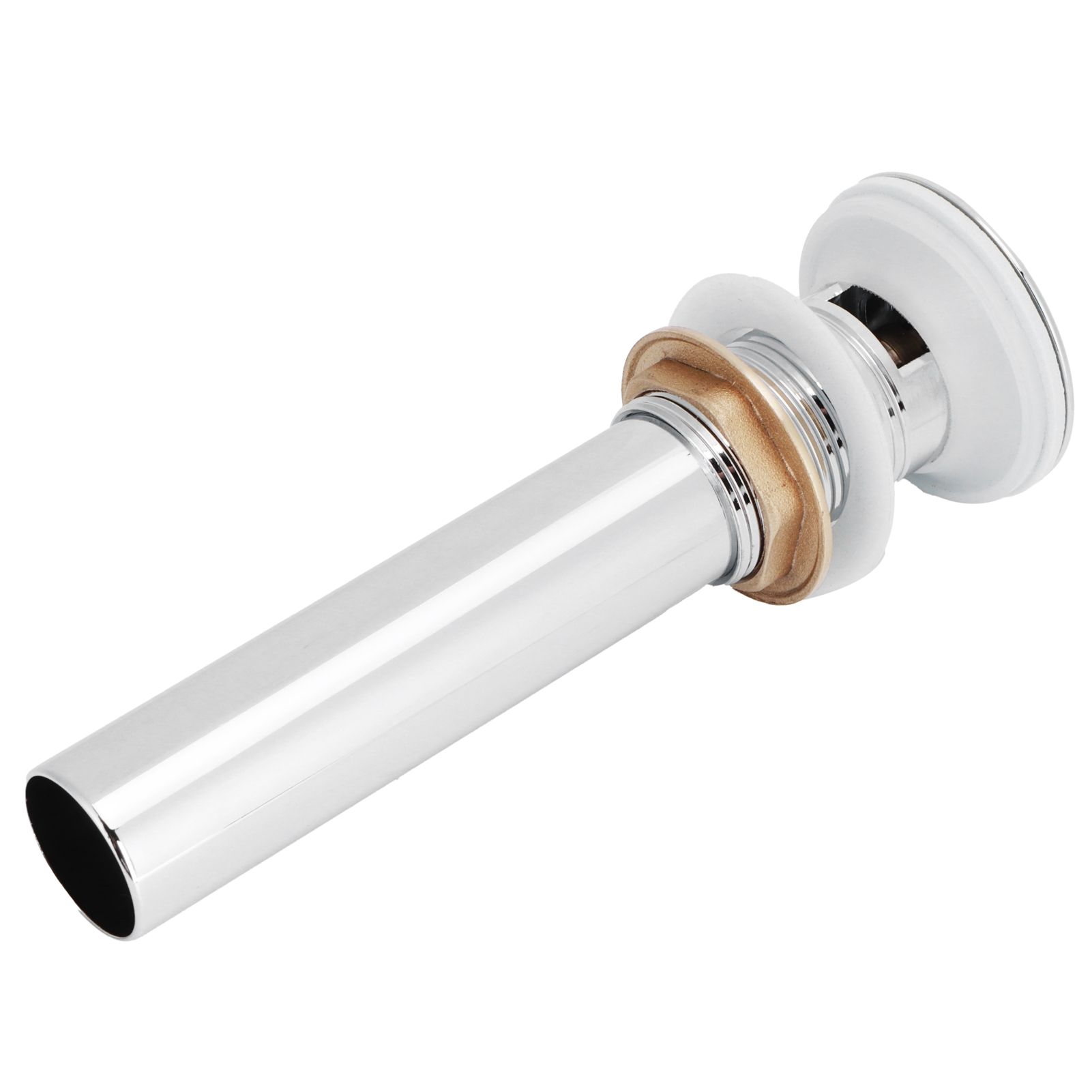 Basin Drain Sink Drain Stopper Electroplating Popup Drainer NonOverflow view 7