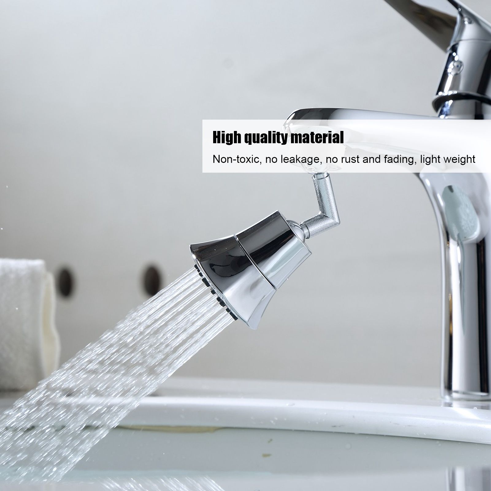 G1/2 Thread Rotatable Faucet Aerator Faucet Spray Head Kitchen Tap Water view 14