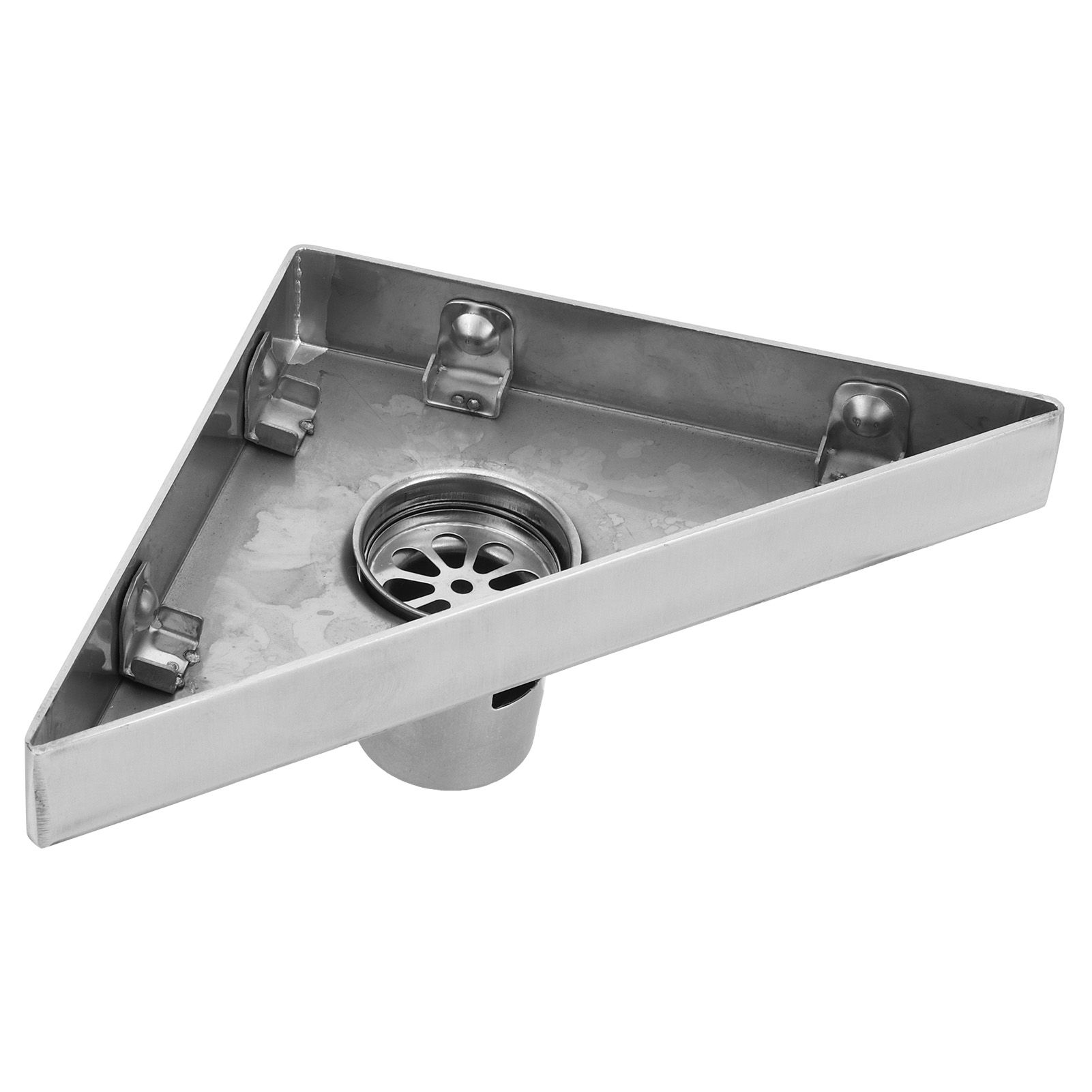 Floor Drain Set 304 Stainless Steel Triangular Corner Drain for Shower Room view 6