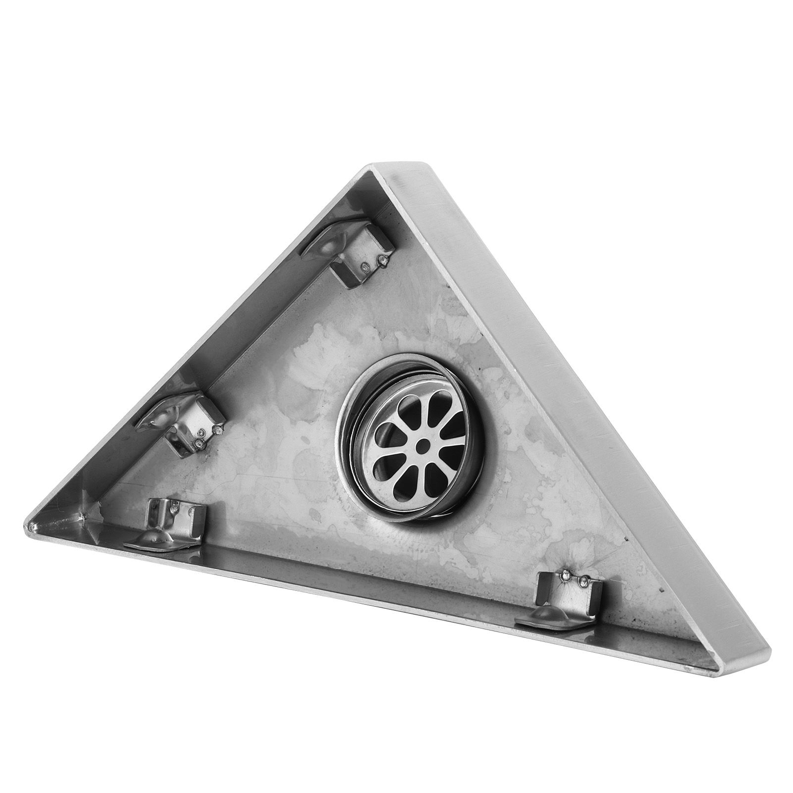 Floor Drain Set 304 Stainless Steel Triangular Corner Drain for Shower Room view 7