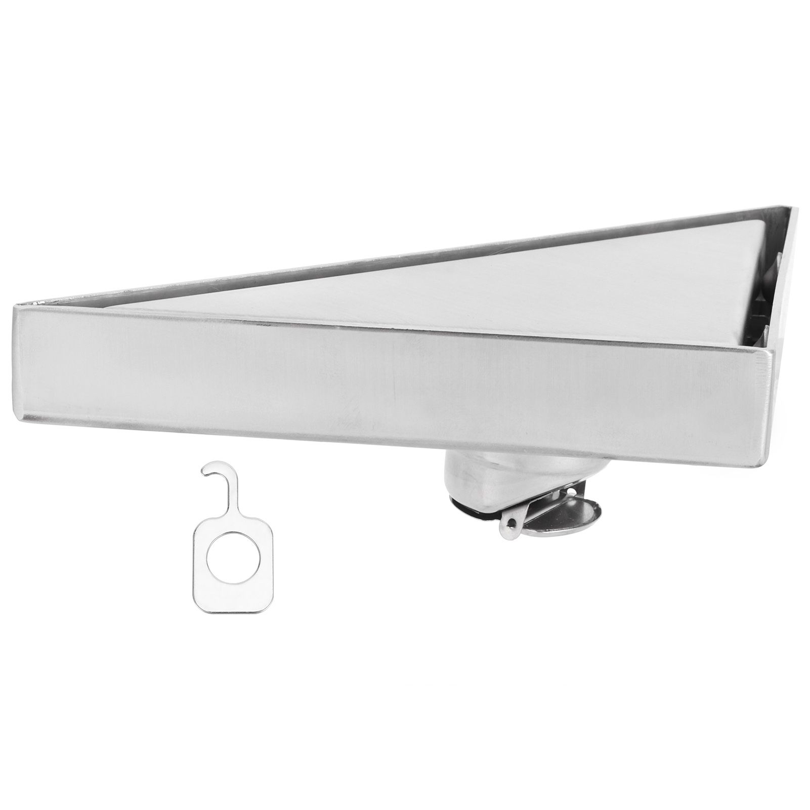 Concealed Floor Drain Triangular Corner Drain Set for Home Balcony Bathroom — image 1