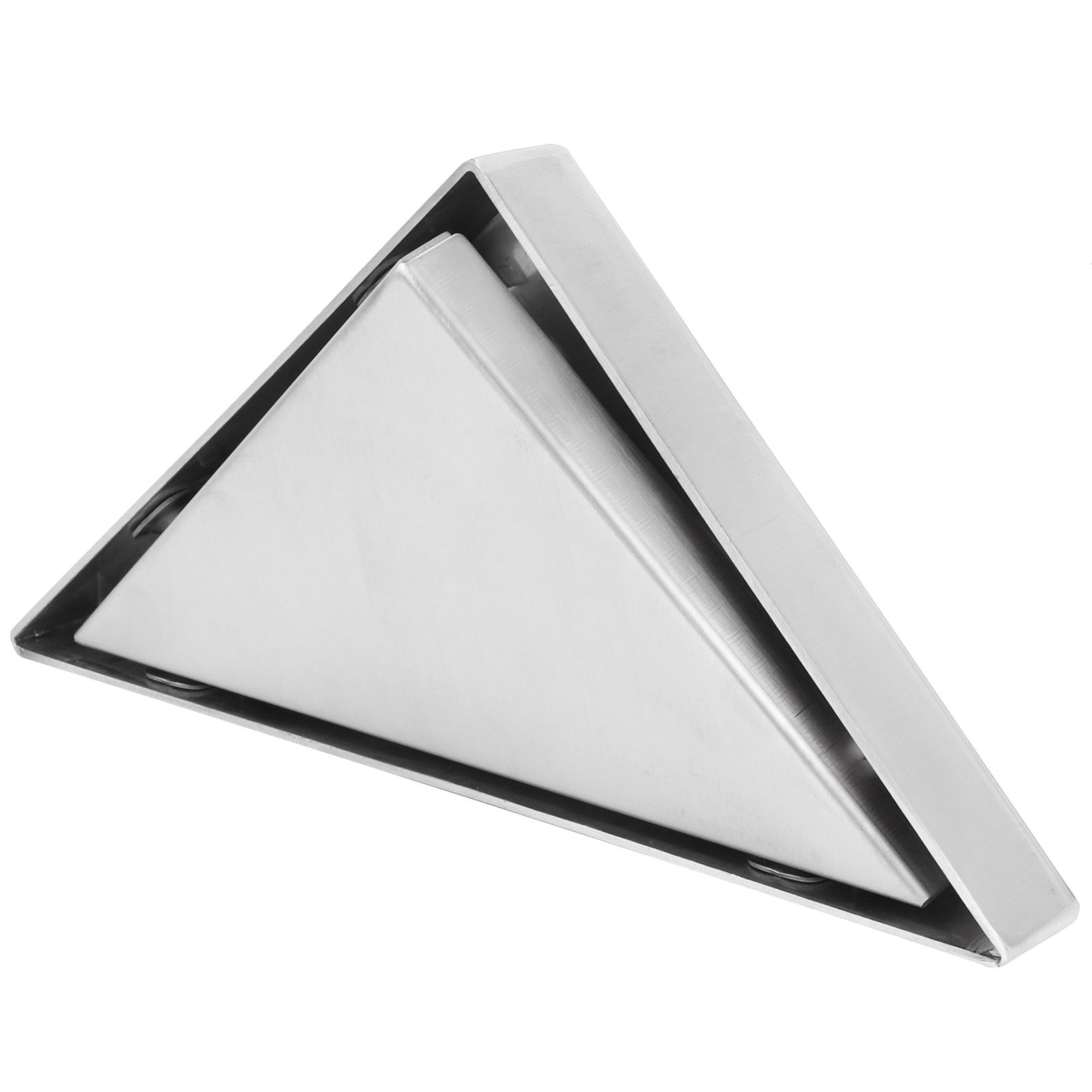 Concealed Floor Drain Triangular Corner Drain Set for Home Balcony Bathroom view 4