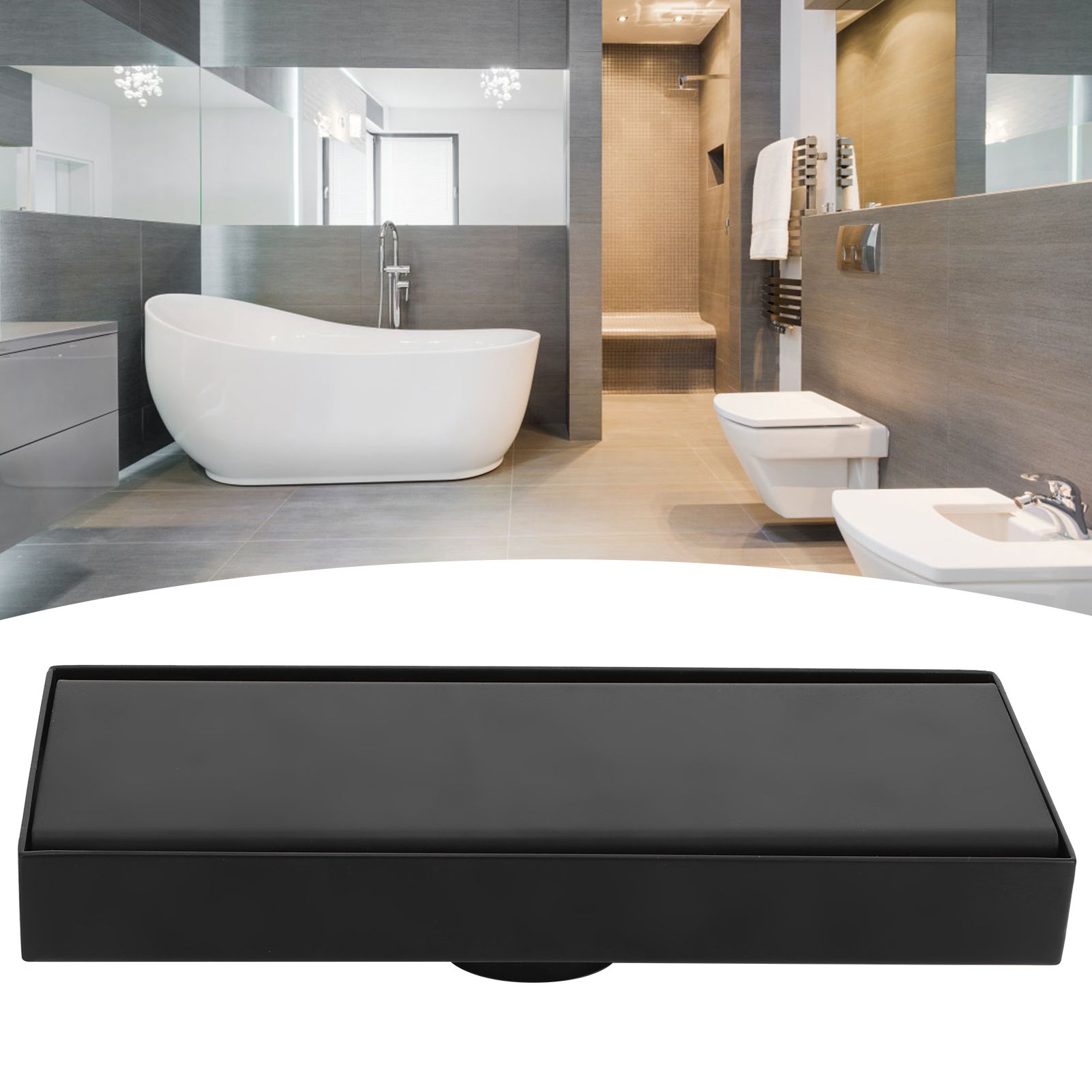 20cm Concealed Floor Drainer 304 Stainless Steel Shower Floor Drain with Tile view 10