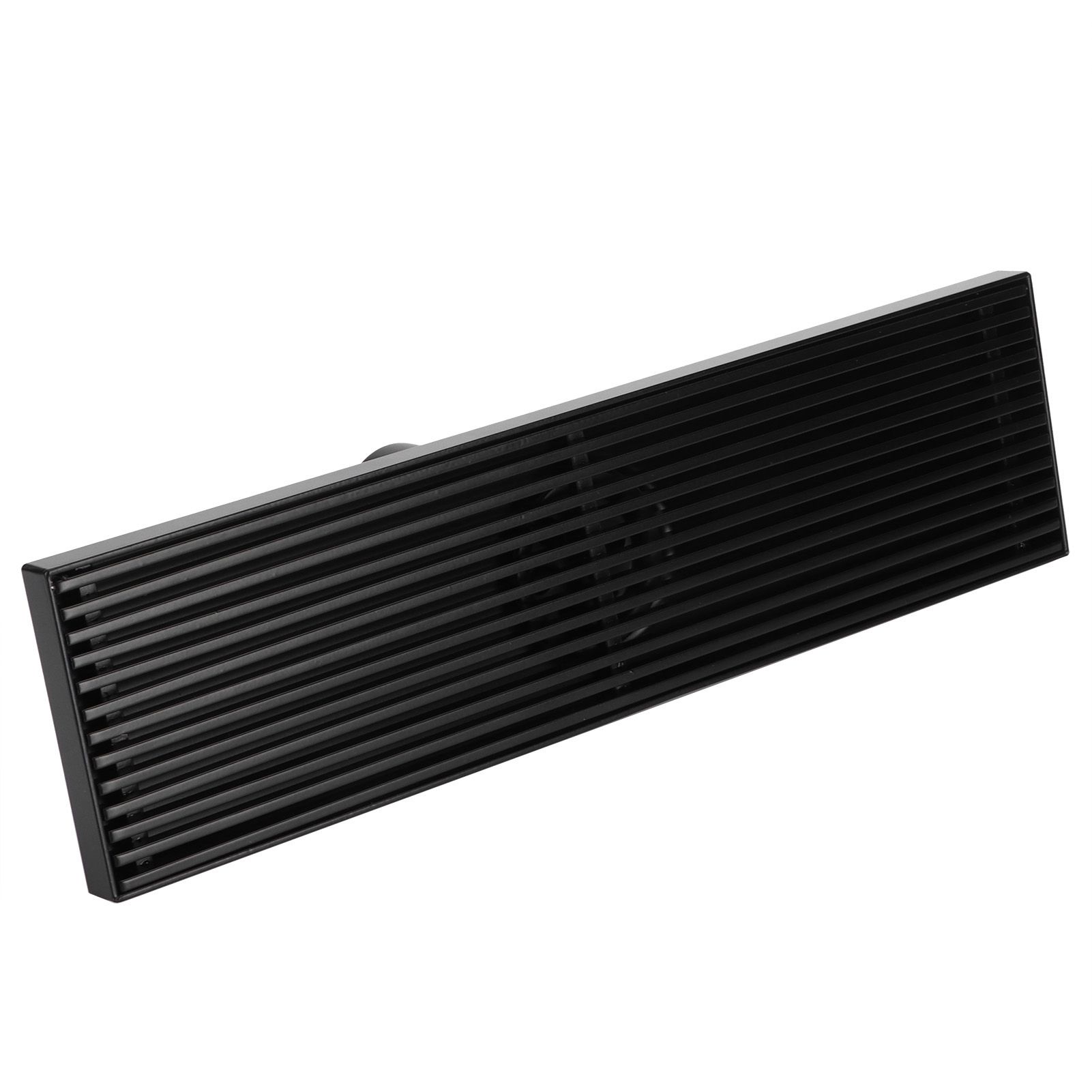 Linear Shower Floor Drain with Removable Cover 304 Stainless Steel Matte Black view 5