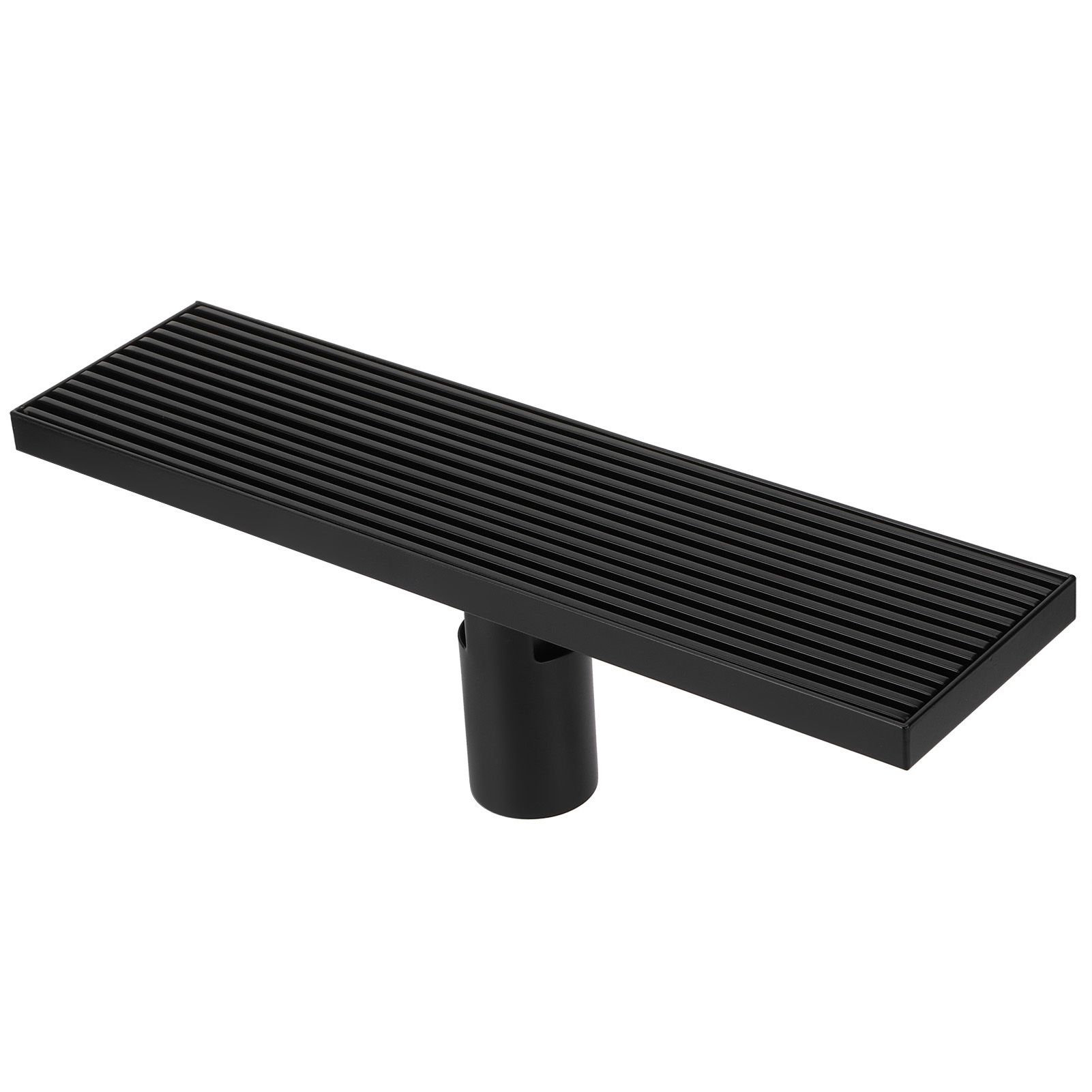 Linear Shower Floor Drain with Removable Cover 304 Stainless Steel Matte Black view 6