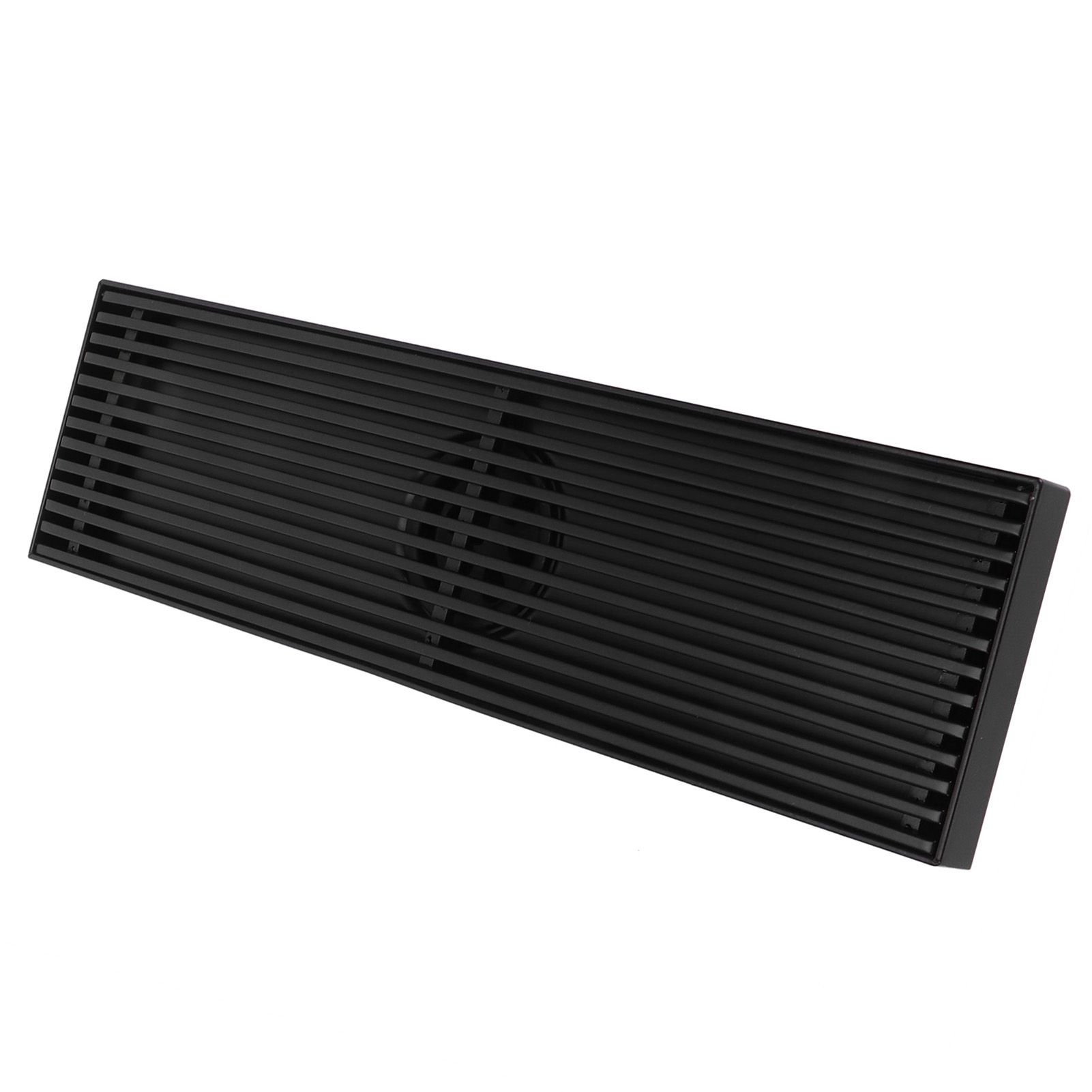 Linear Shower Floor Drain with Removable Cover 304 Stainless Steel Matte Black view 7