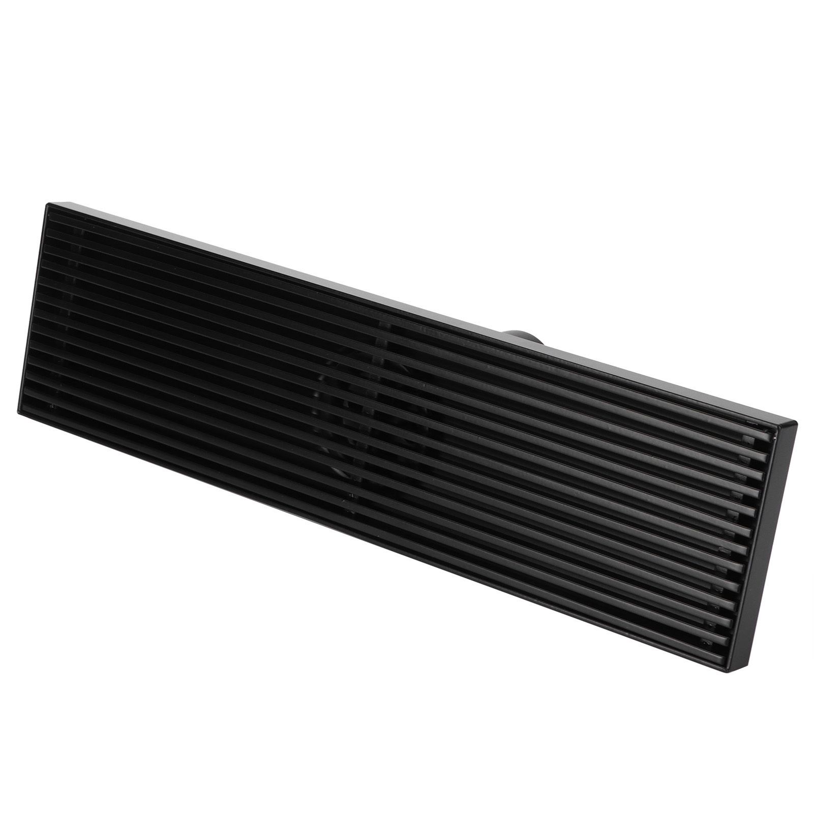Linear Shower Floor Drain with Removable Cover 304 Stainless Steel Matte Black view 8