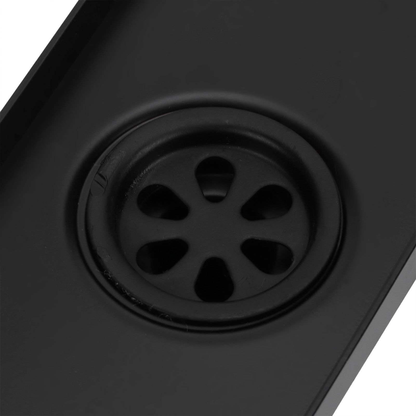 Linear Shower Floor Drain with Removable Cover 304 Stainless Steel Matte Black view 14