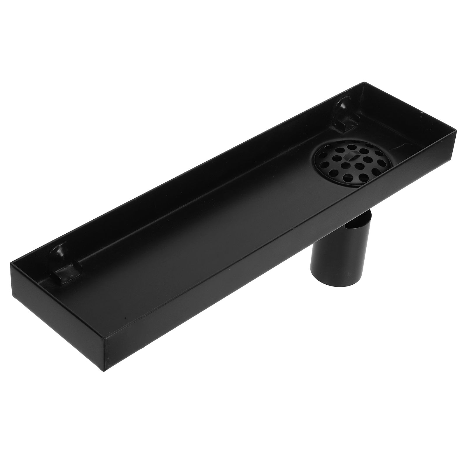 30cm Floor Drain 304 Stainless Steel Matte Black Linear Floor Concealed view 7