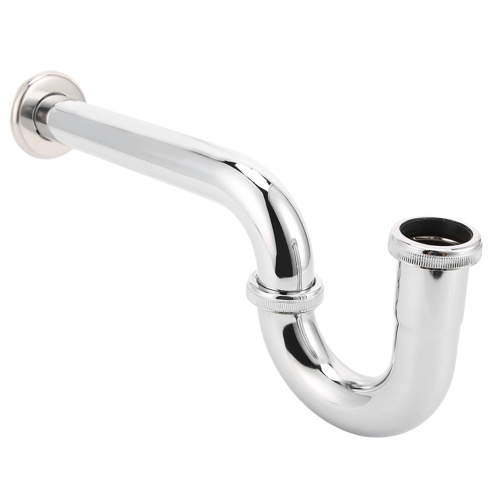 Sink Siphon Trap Waste Drain Valve Kit Washbasin Syphon Draining Pipe Plumbing view 3