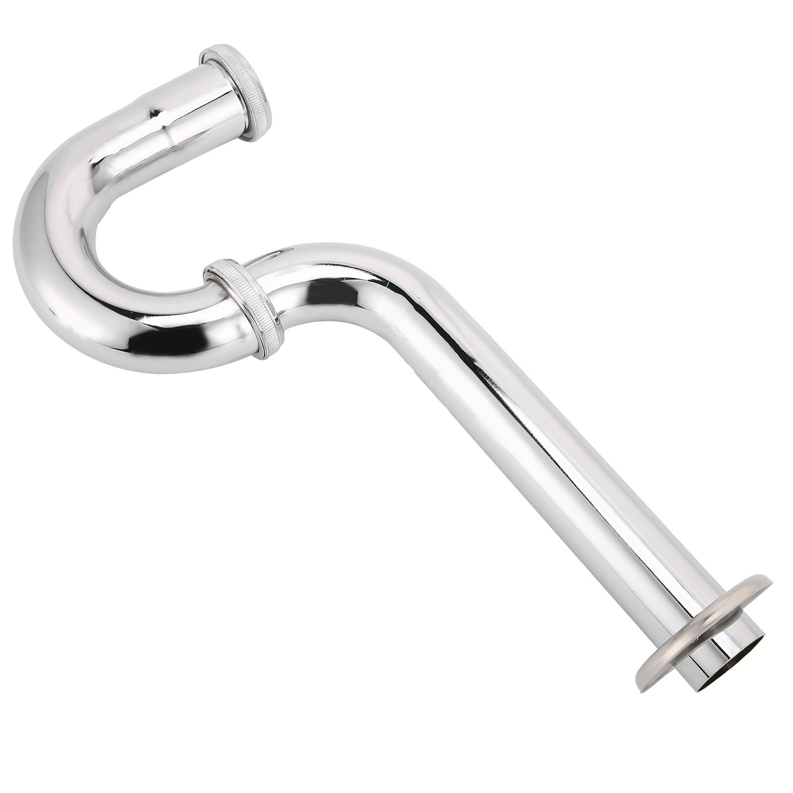 Sink Siphon Trap Waste Drain Valve Kit Washbasin Syphon Draining Pipe Plumbing view 4