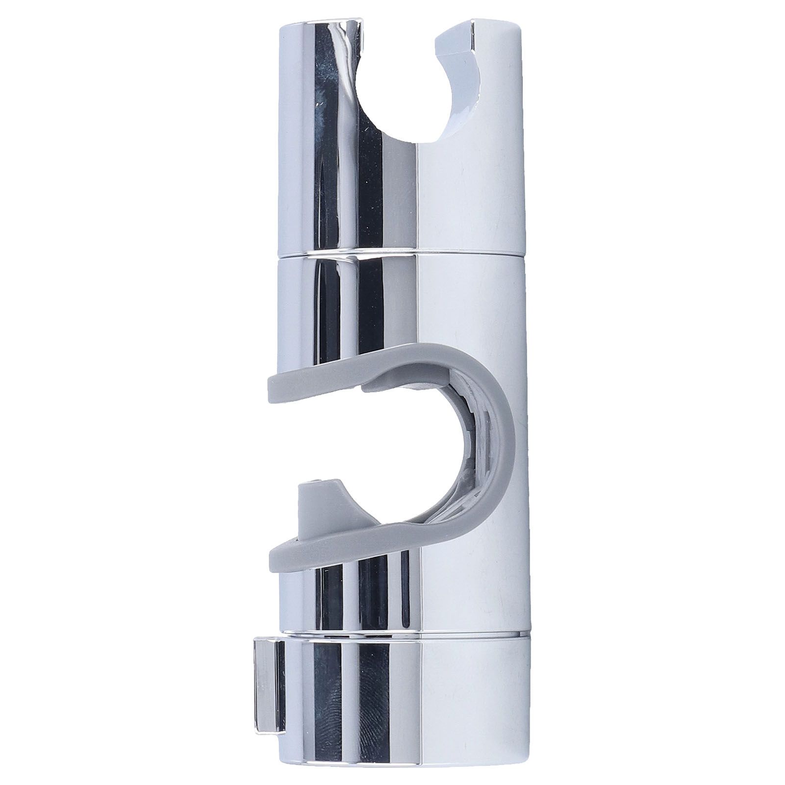 Shower Slide Rail Bar Holder 360 Degree Adjustable Straight Clamp ABS Chrome view 2