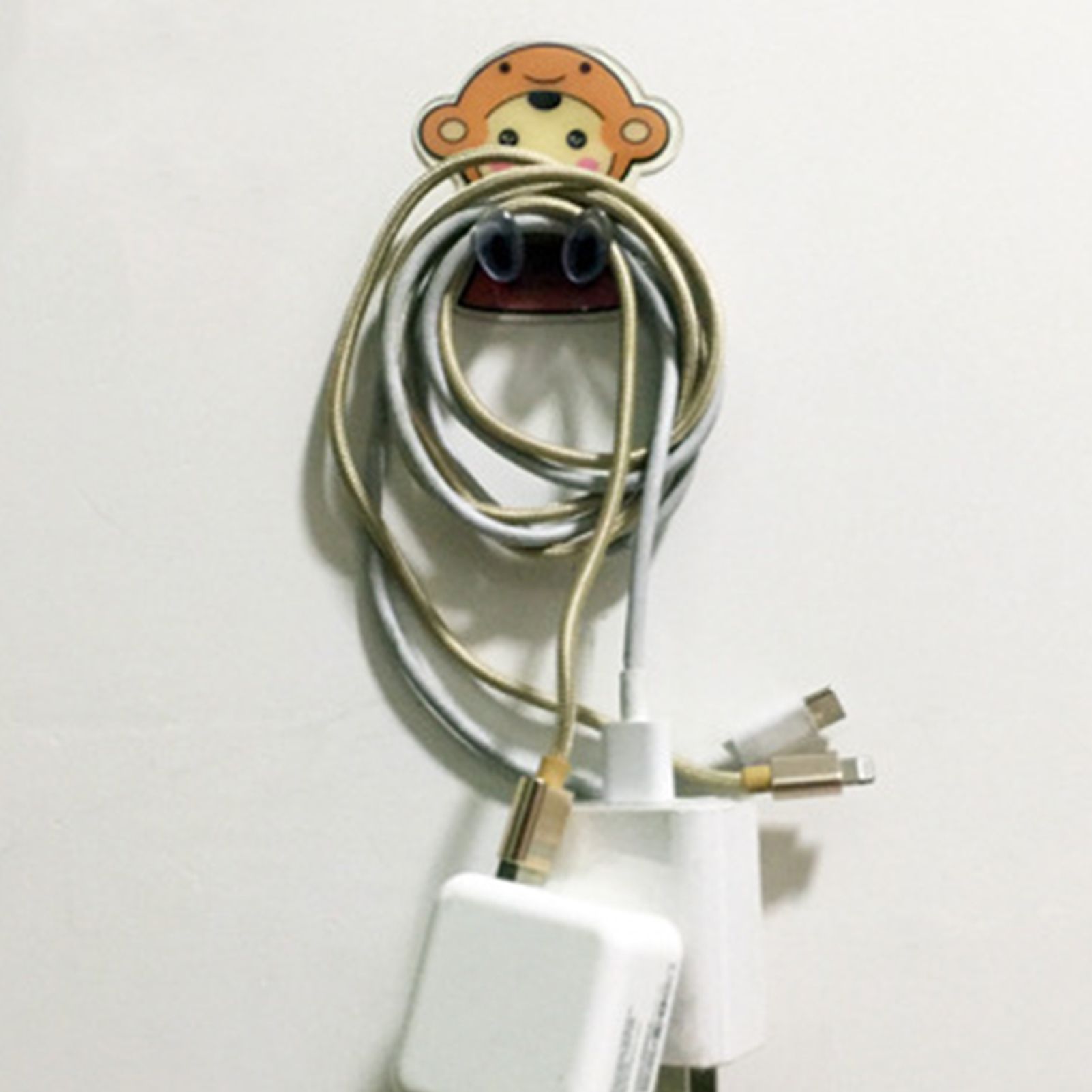Wall Hangers Animal Pattern PET ABS Material Stable Load Bearing Self Adhesive view 3