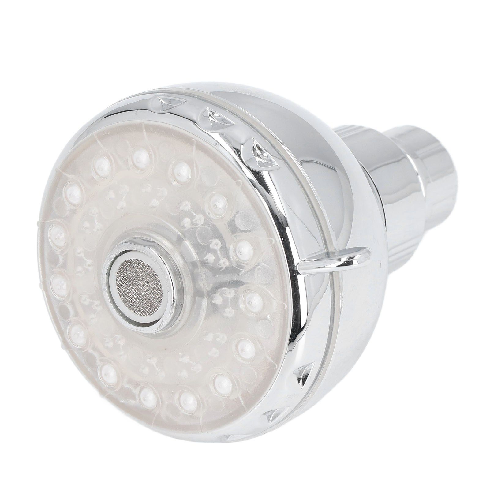 G1/2 Male Thread Shower Head Temperature Controlled 3 Color Changing Rainfall view 3