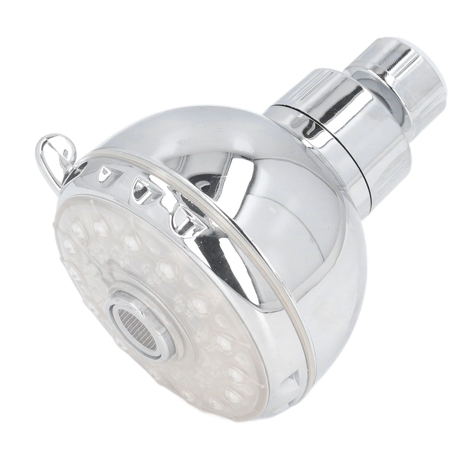 G1/2 Male Thread Shower Head Temperature Controlled 3 Color Changing Rainfall view 4