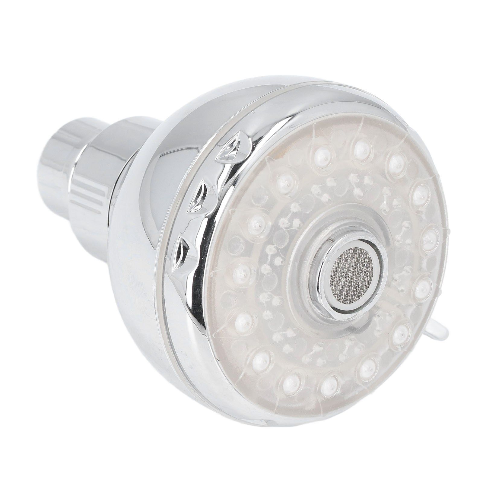 G1/2 Male Thread Shower Head Temperature Controlled 3 Color Changing Rainfall view 6
