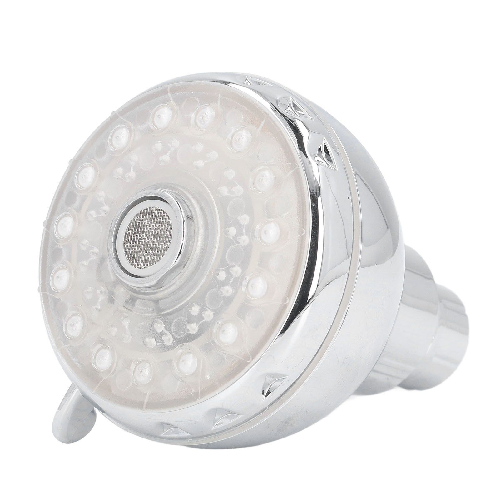 G1/2 Male Thread Shower Head Temperature Controlled 3 Color Changing Rainfall view 7