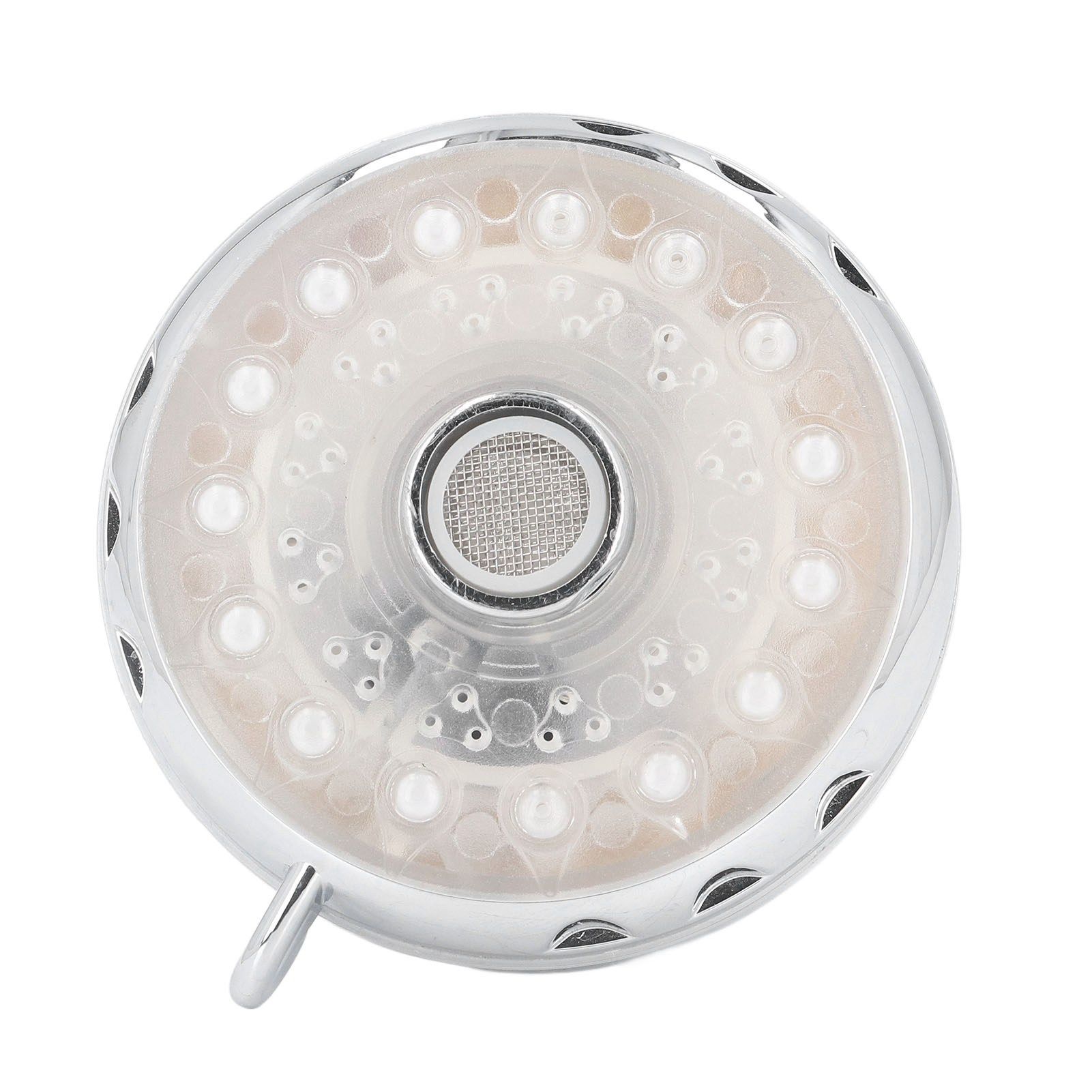 G1/2 Male Thread Shower Head Temperature Controlled 3 Color Changing Rainfall view 9