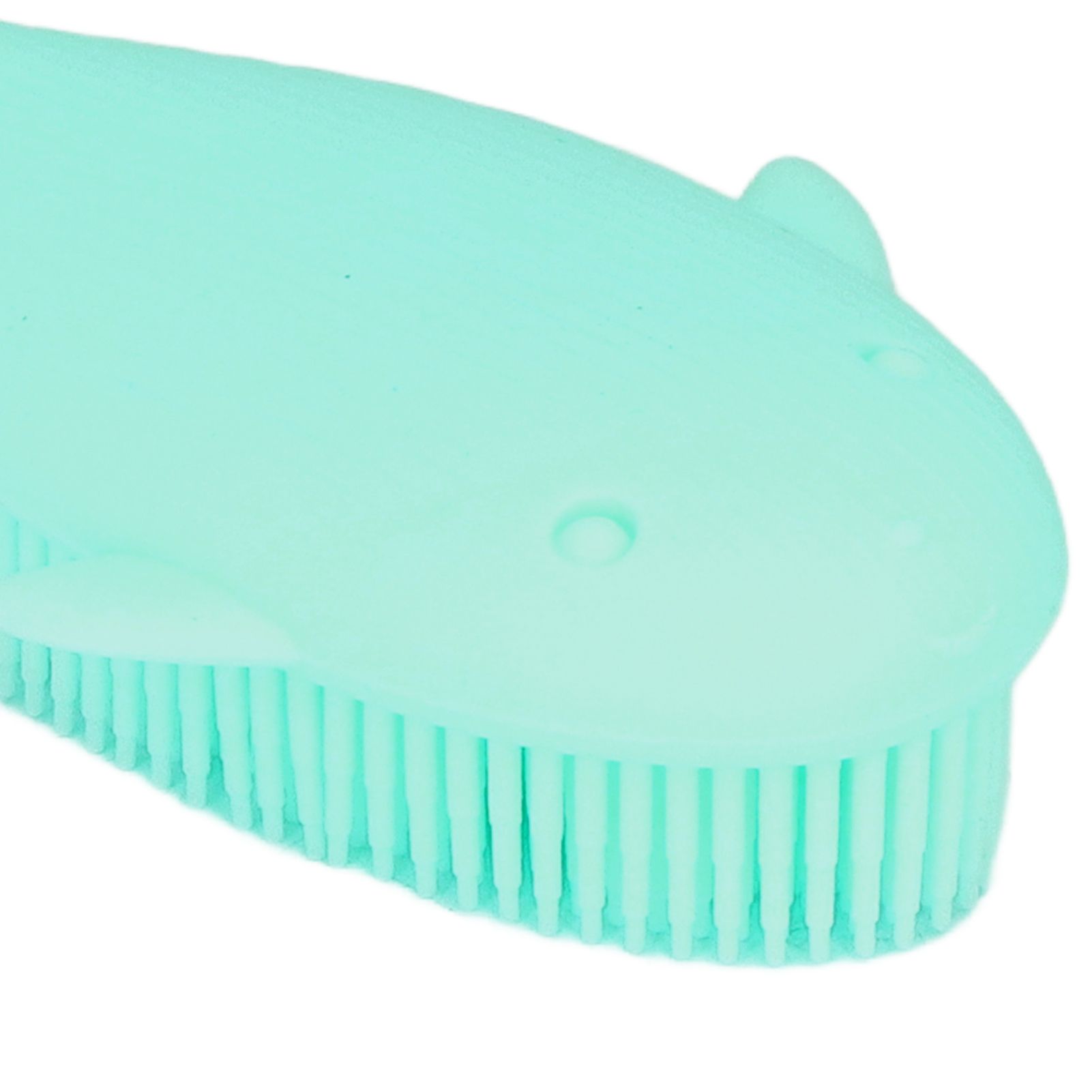 Baby Bath Brush Cartoon Whale Shape Silicone Soft Hair Baby Bath Shampoo view 13
