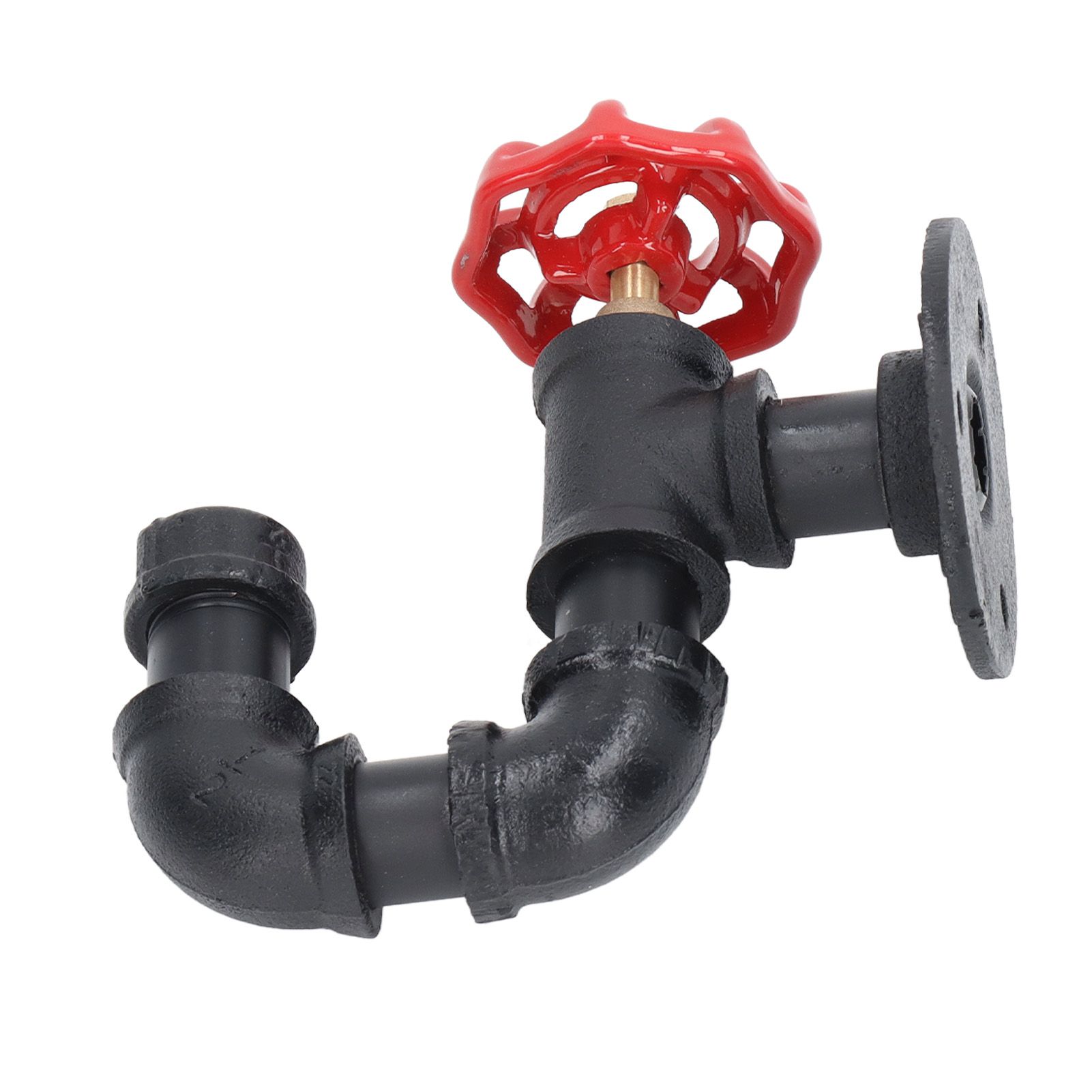 Industrial Pipe Coat Hook Rack Heavy Duty Rustic Hat Robe Towel Wall Mounted view 6