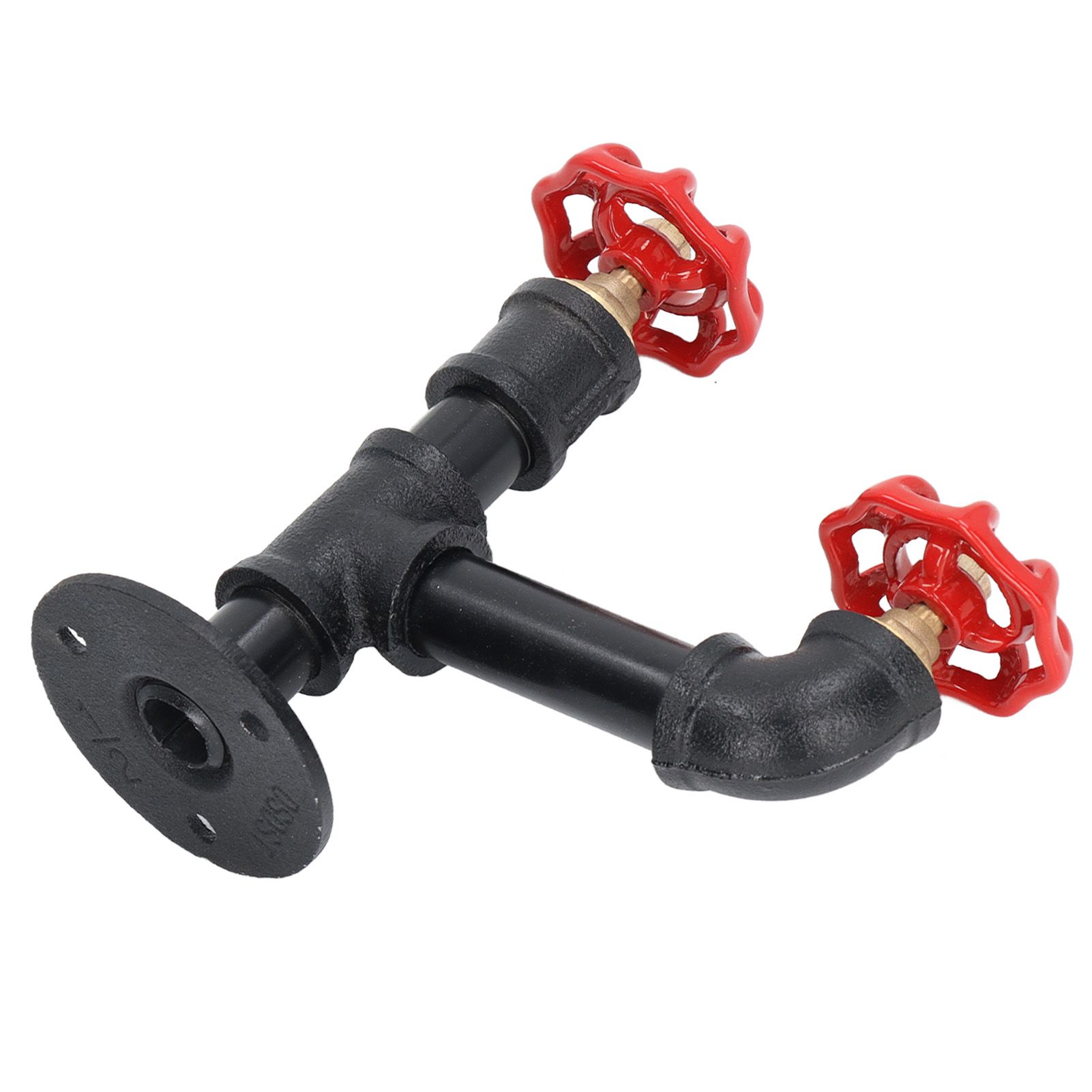 Industrial Pipe Coat Hook Rack Heavy Duty Rustic Hat Robe Towel Wall Mounted view 6