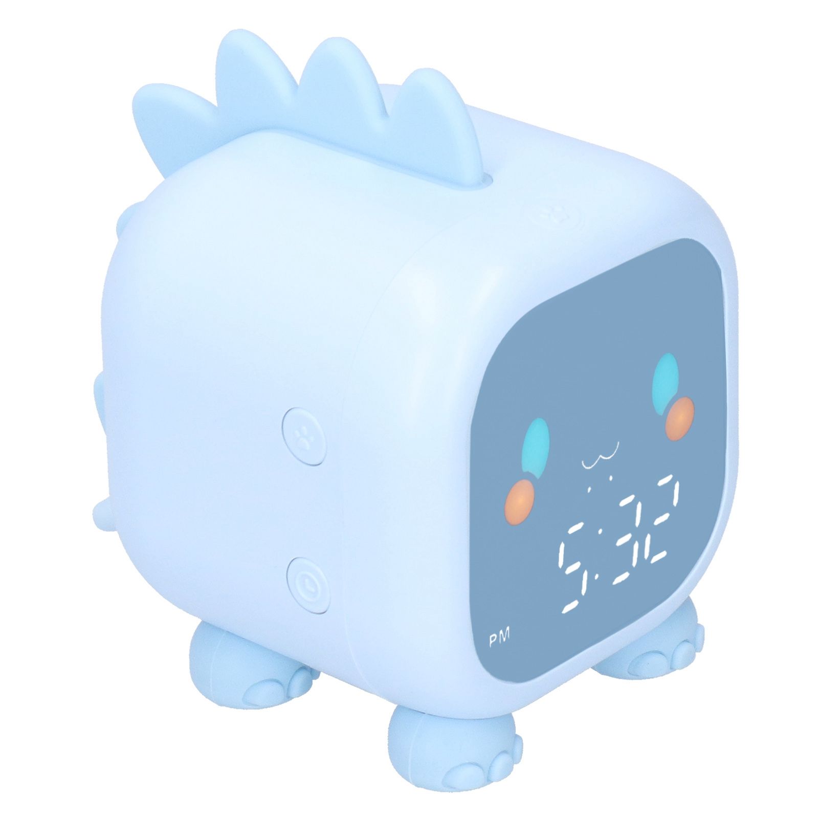 LED Alarm Clock Mini Portable Voice Control Temperature Display USB Charging view 2
