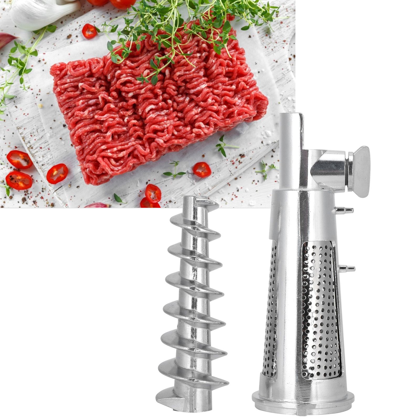 Meat Grinder Tomato Juicer Screw Shaft Filter Sleeve Baffle Accessories for view 10