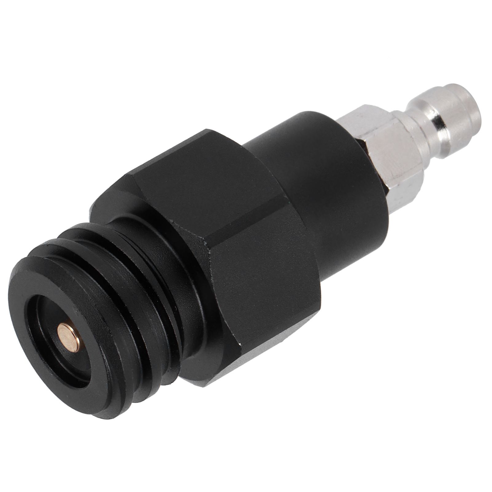 8mm Male Quick Plug to Male Thread TR21-4 CO2 Cylinder Tank Adapter Connector view 8