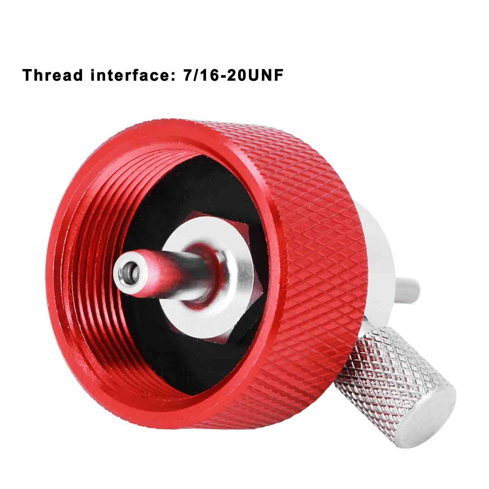 7/16-20unf Thread Propane Filling Adapter Gas Charging Adapter for Split Type view 14