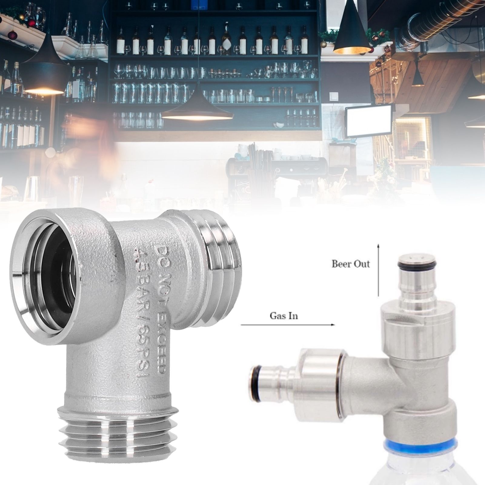 Beer Brewing Adapter Converter Carbonation Conversion Connector for PET Bottle view 13