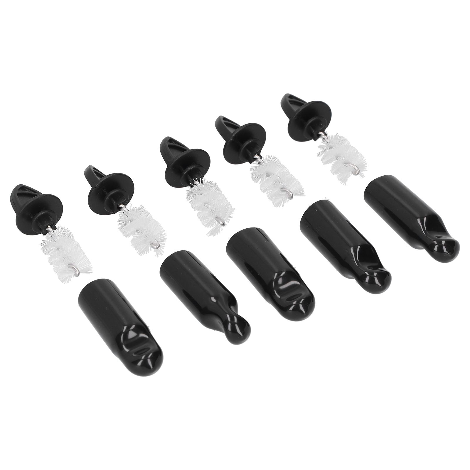 5Pcs Beer Tap Brush 5Pcs Draft Beer Faucet Cap Set Accessories for Home Bar Use view 5