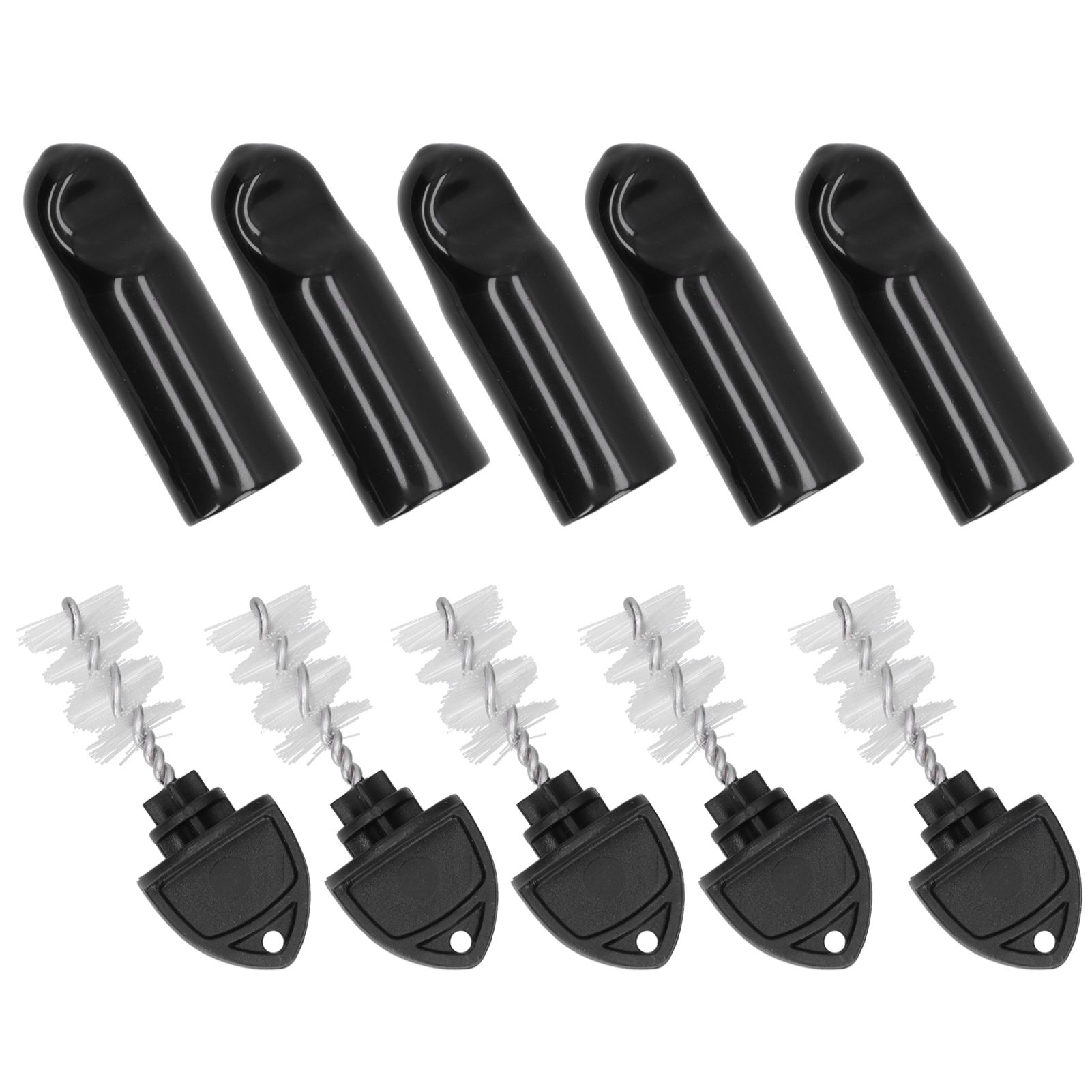 5Pcs Beer Tap Brush 5Pcs Draft Beer Faucet Cap Set Accessories for Home Bar Use view 6