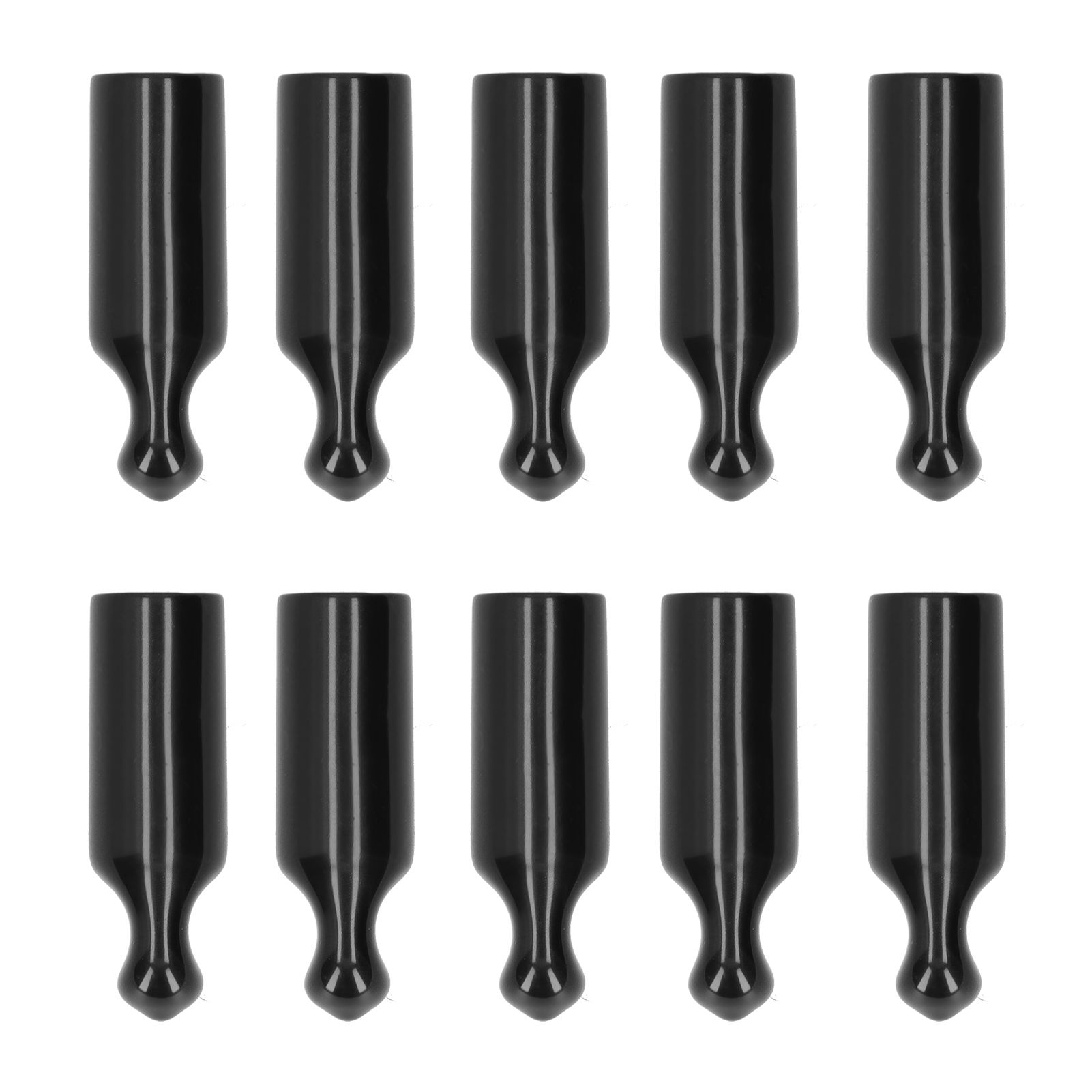 10Pcs Beer Tap Cap Rubber Covers Accessory for Beer Barrel Draft Beer Faucet Black view 2